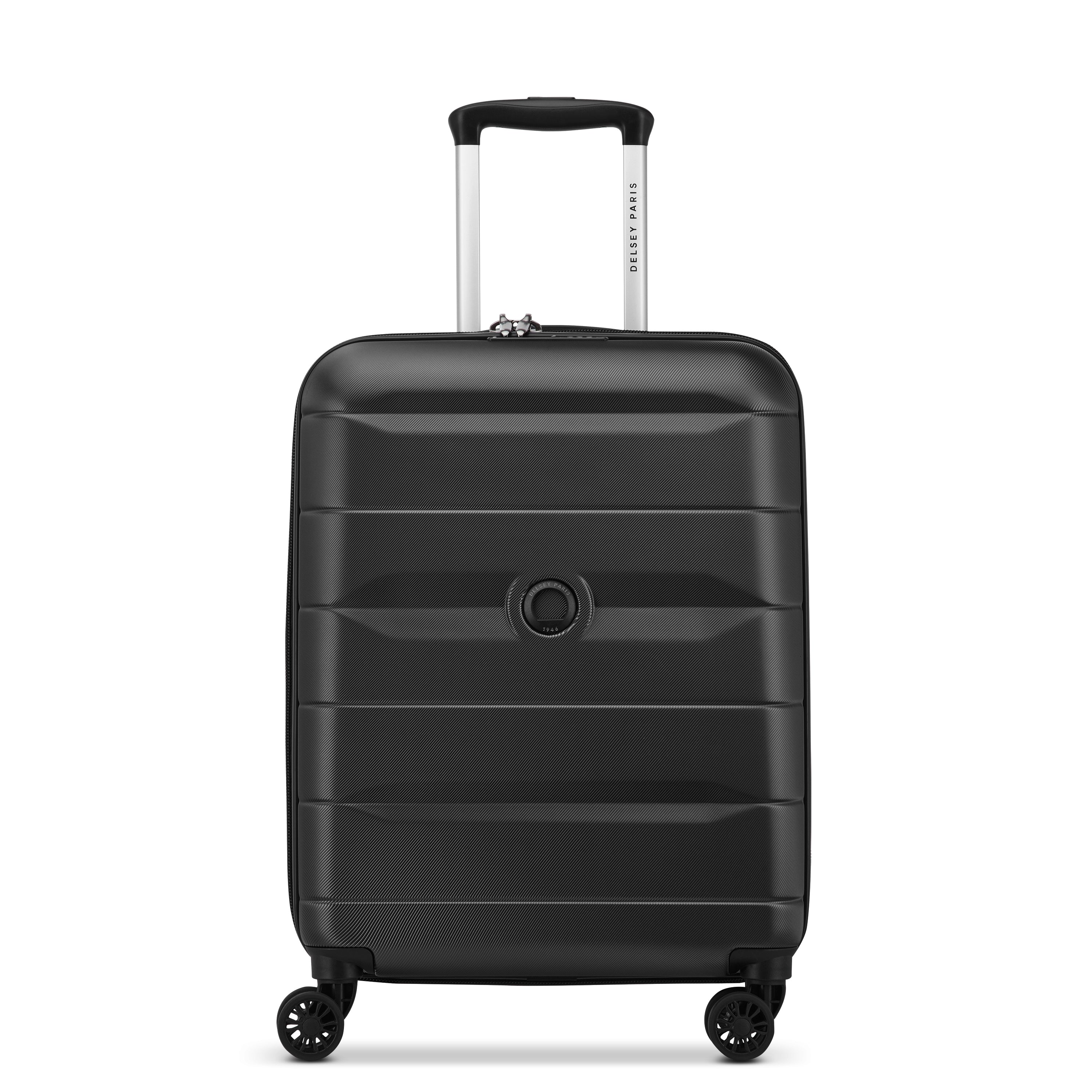 COMETE 4| Valise Cabine Slim Extensible 55 CM NOIR