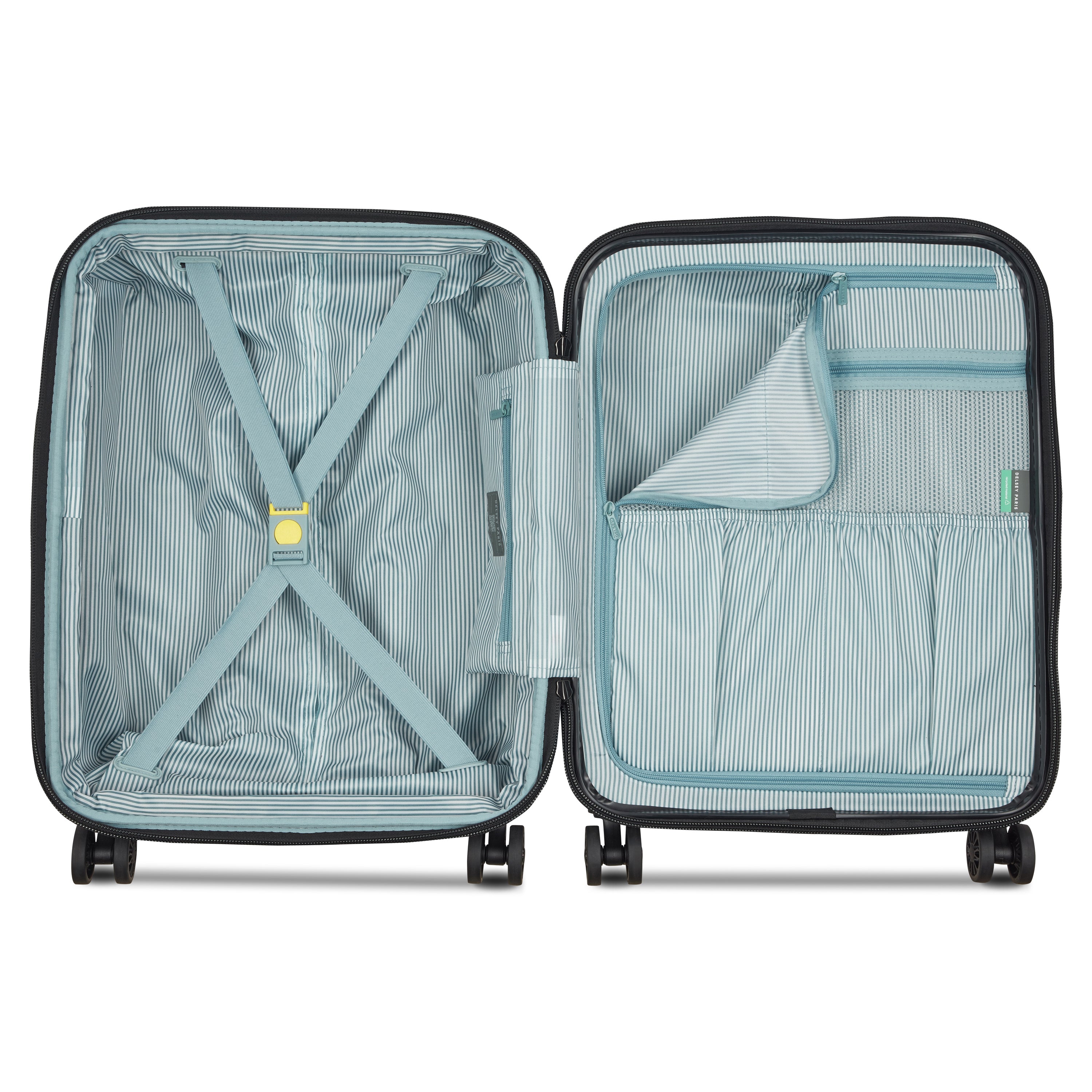 COMETE 4| Valise Cabine Slim Extensible 55 CM NOIR
