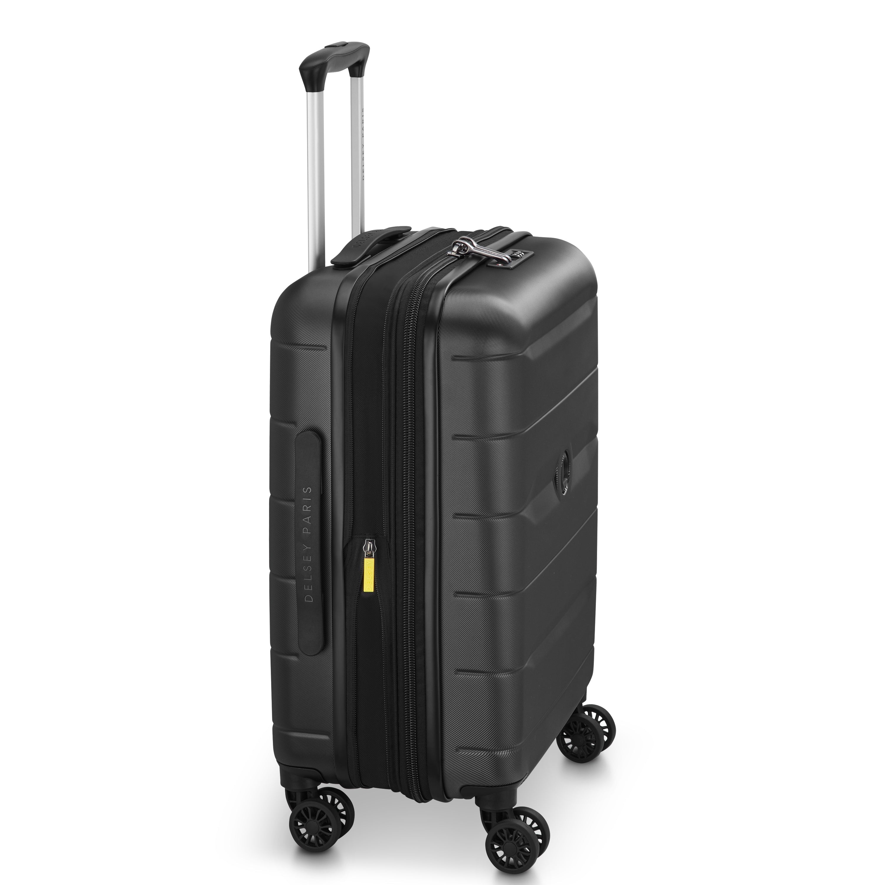 COMETE 4| Valise Cabine Slim Extensible 55 CM NOIR