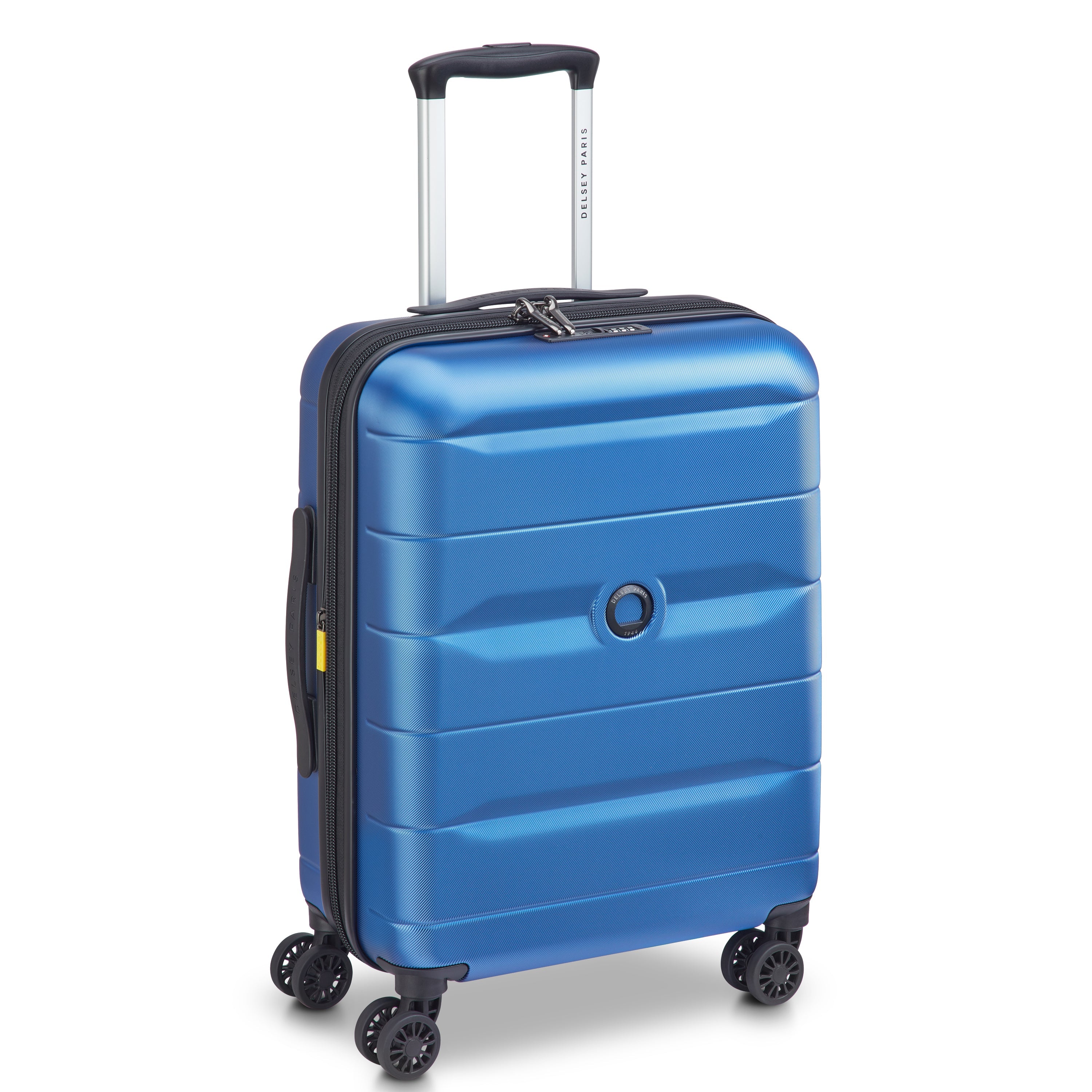 COMETE 4| Suitcase Cabin slim Expandable 55 CM LIGHT BLUE