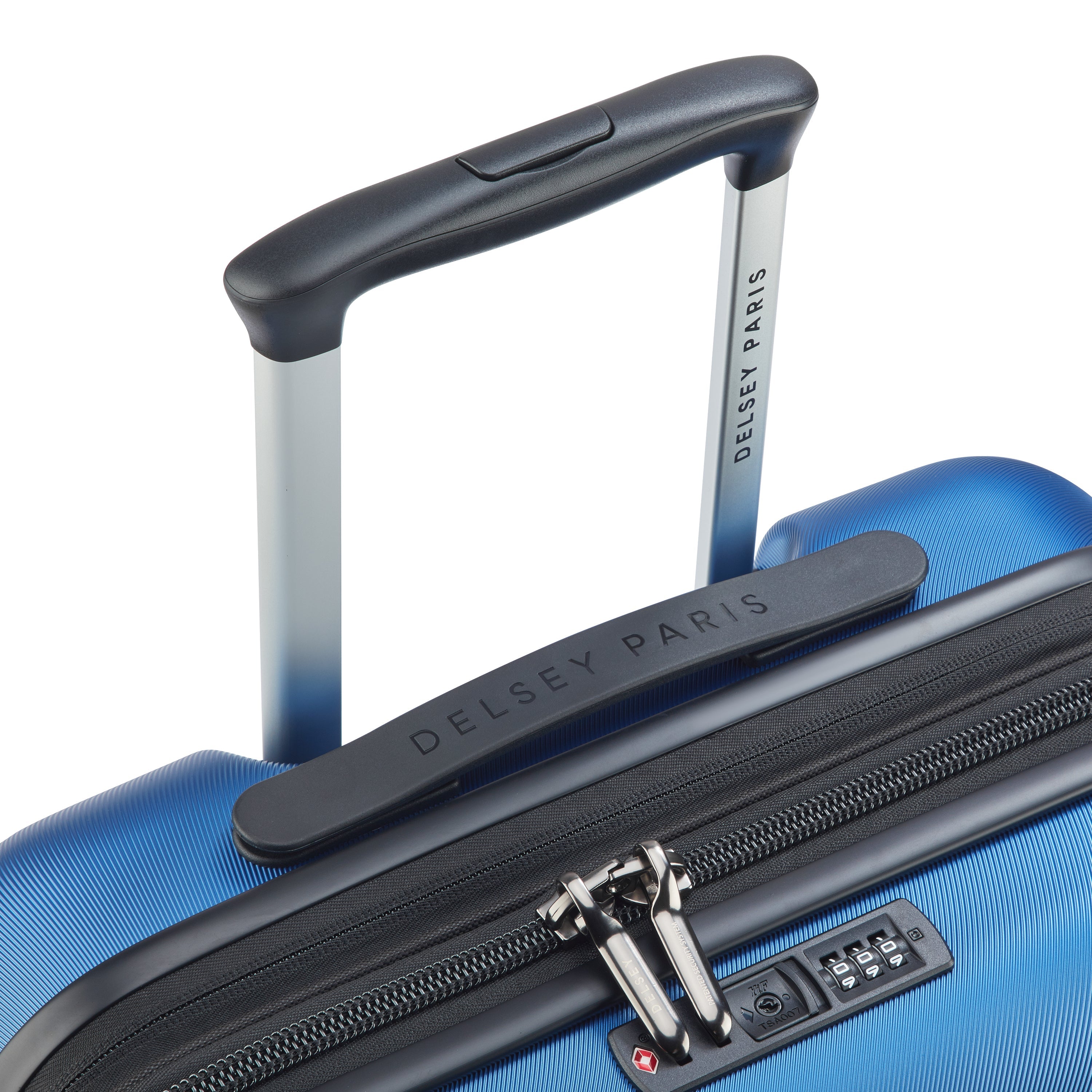 COMETE 4| Suitcase Cabin slim Expandable 55 CM LIGHT BLUE