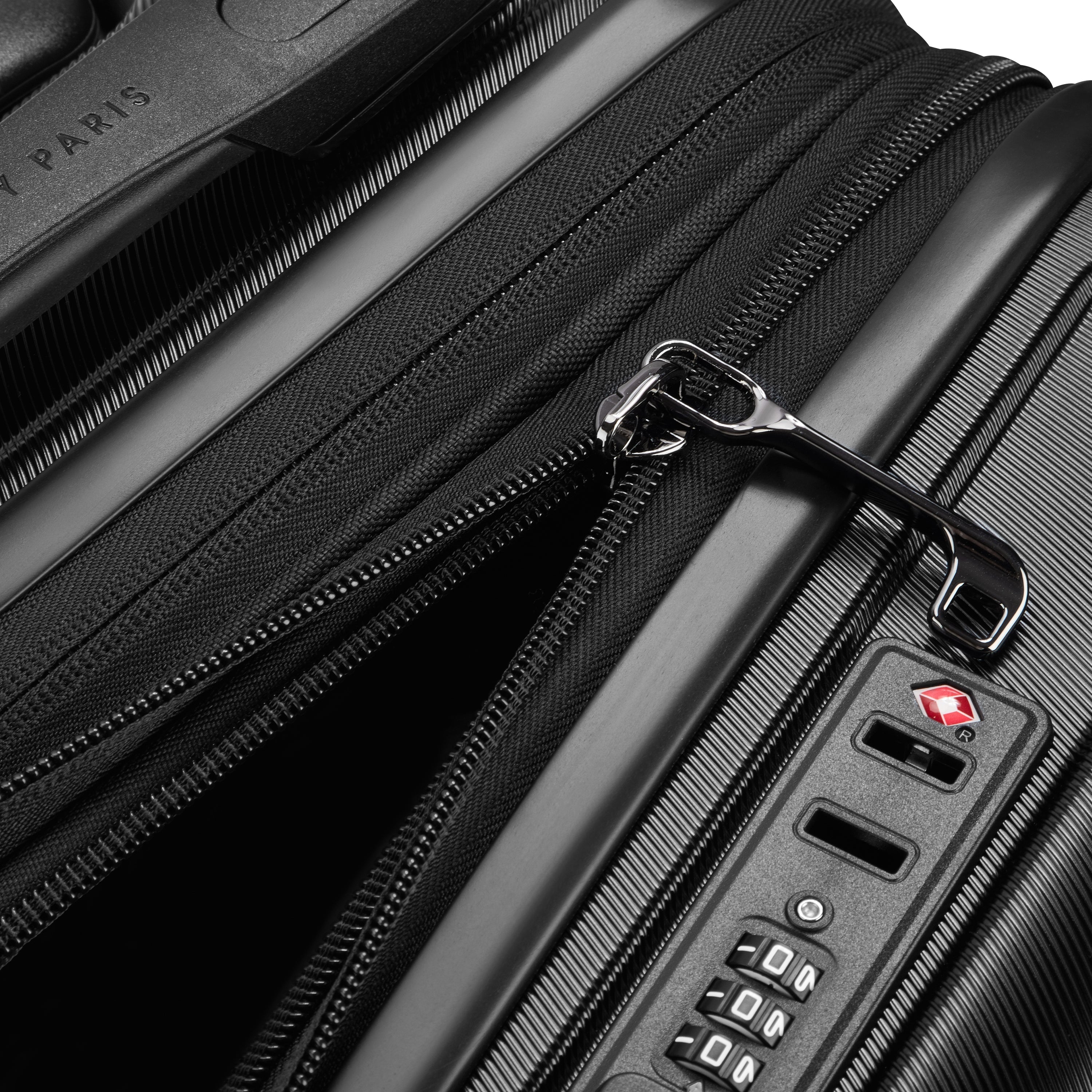 ELEGANCE| Suitcase Cabin Expandable 55 CM BLACK