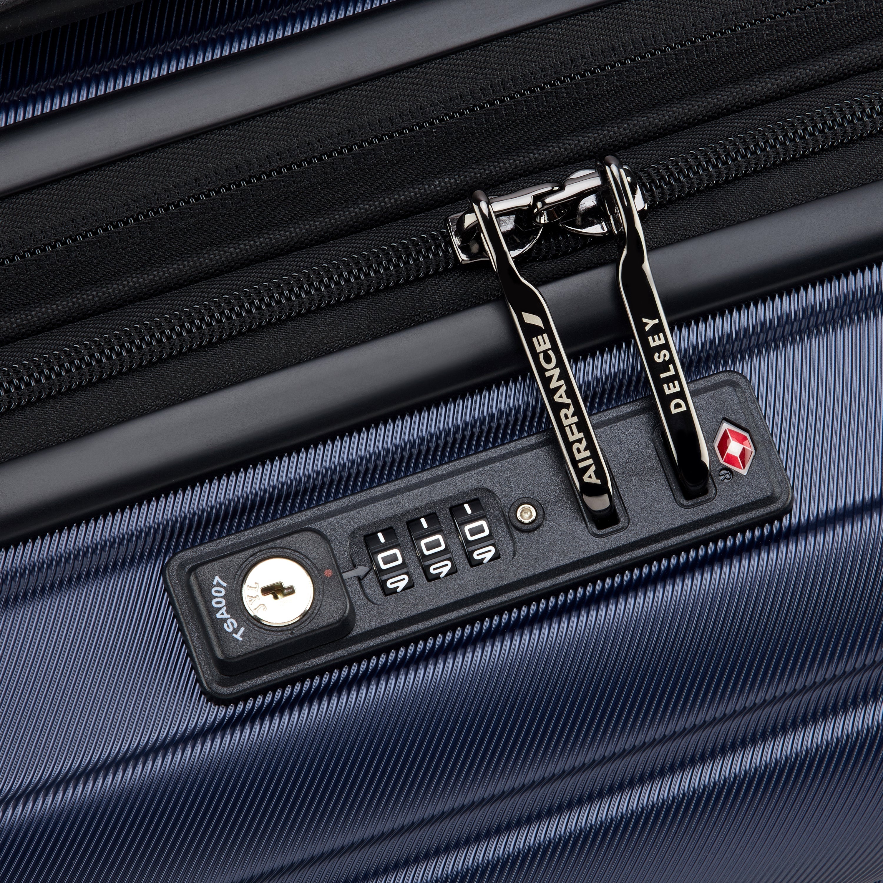 ELEGANCE| Valise Cabine Extensible 55 CM MARINE PROFOND