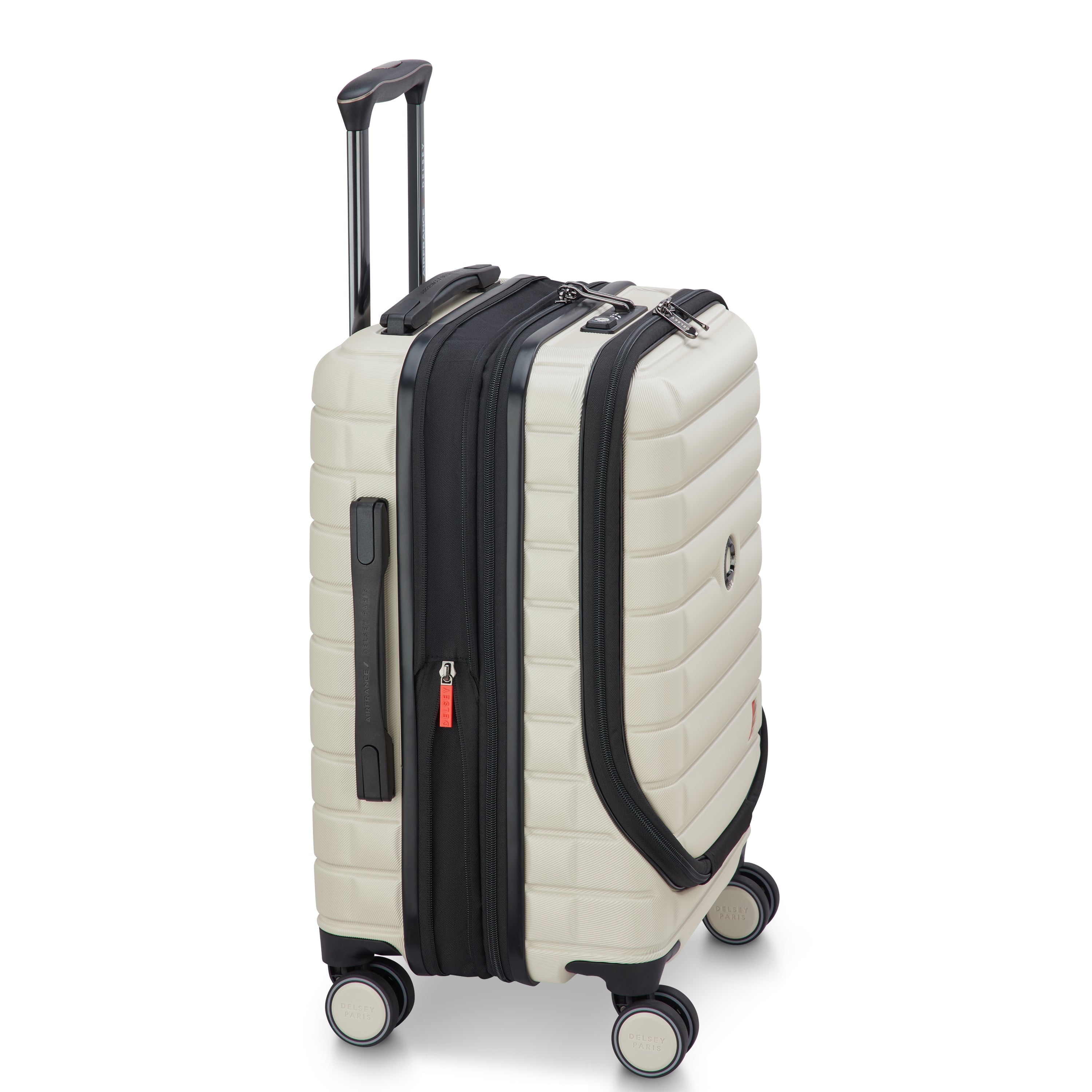 ELEGANCE| Valise Cabine Extensible 55 CM IVOIRE