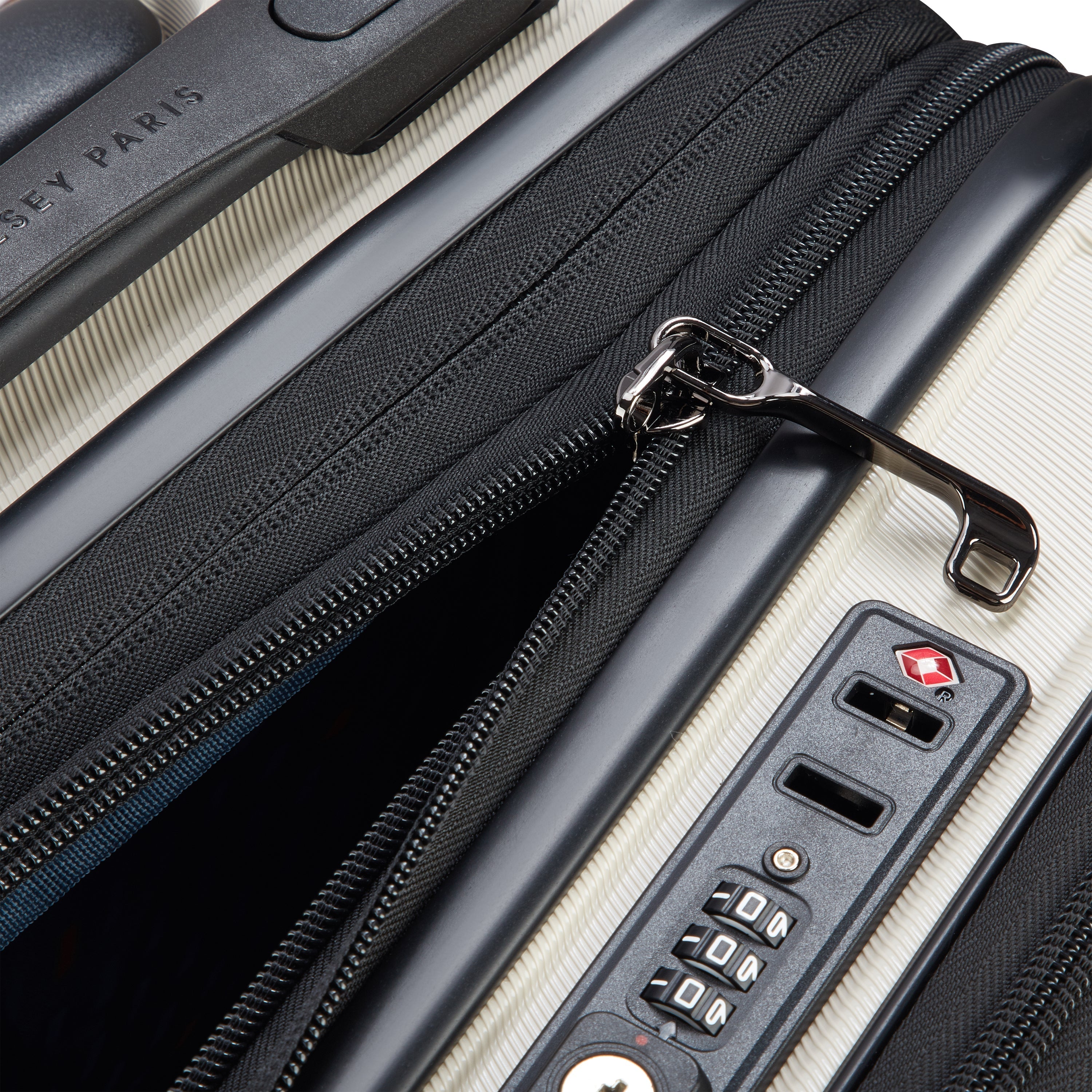 ELEGANCE| Valise Cabine Extensible 55 CM IVOIRE