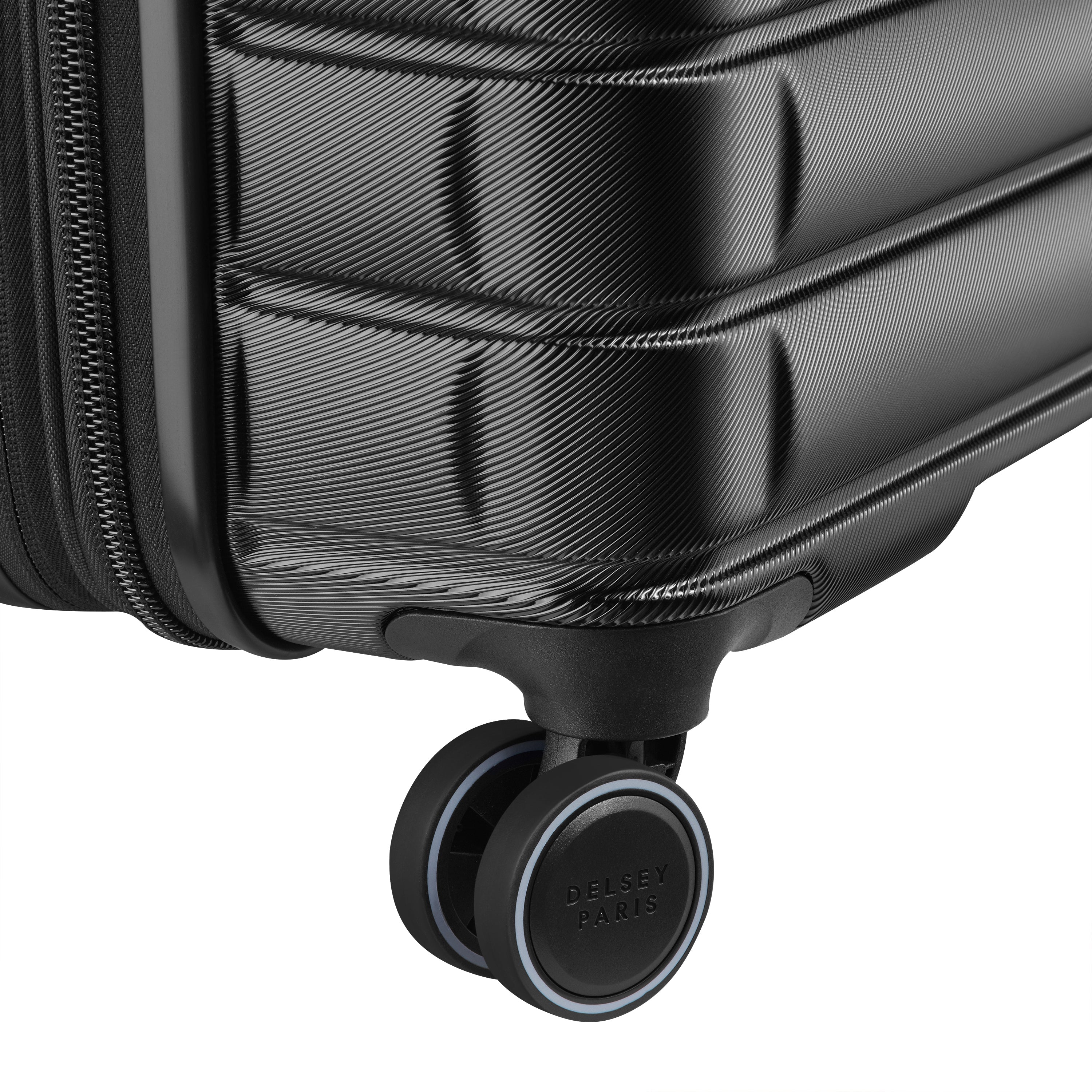 ELEGANCE| Suitcase Check-In Expandable 66 CM BLACK