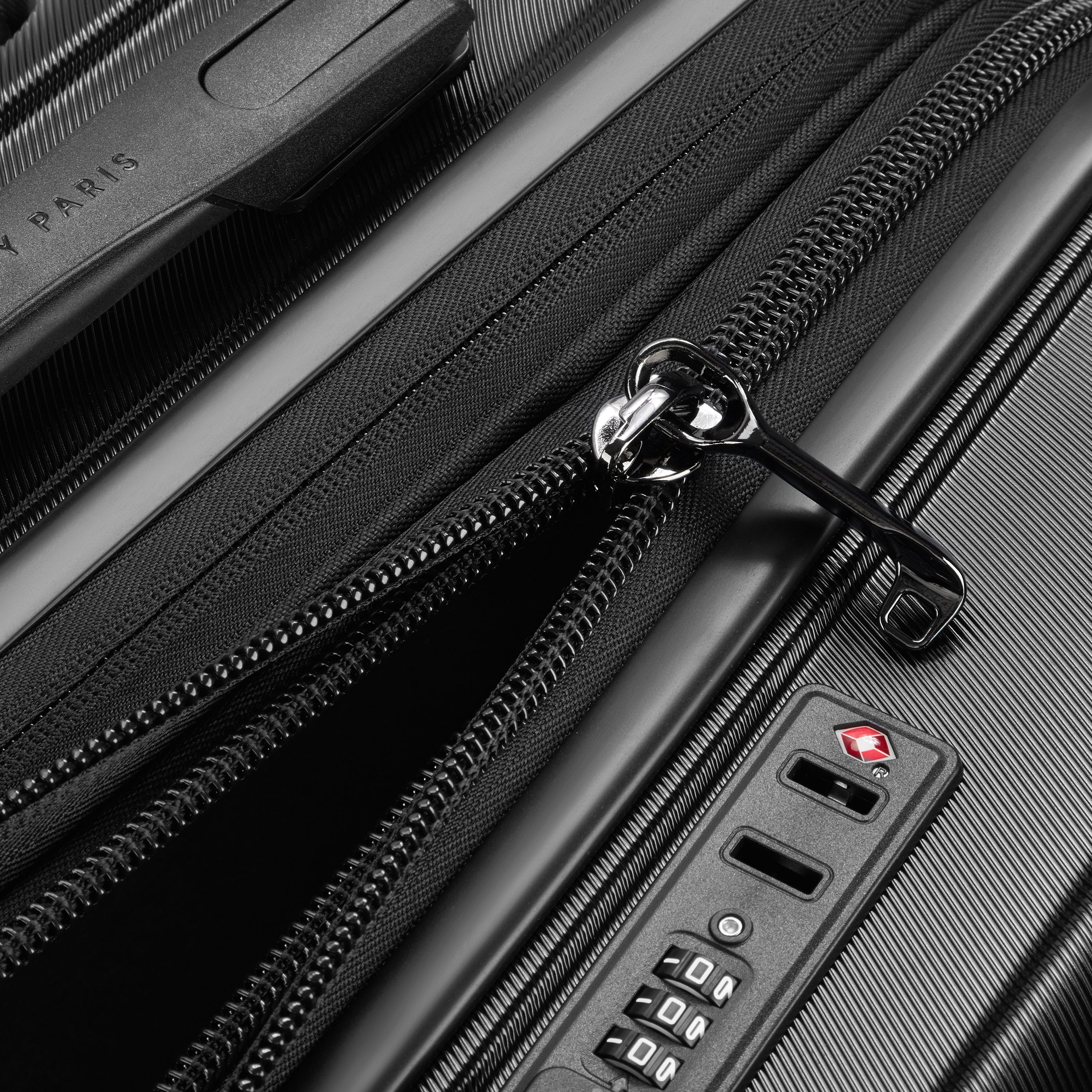 ELEGANCE| Suitcase Check-In Expandable 66 CM BLACK