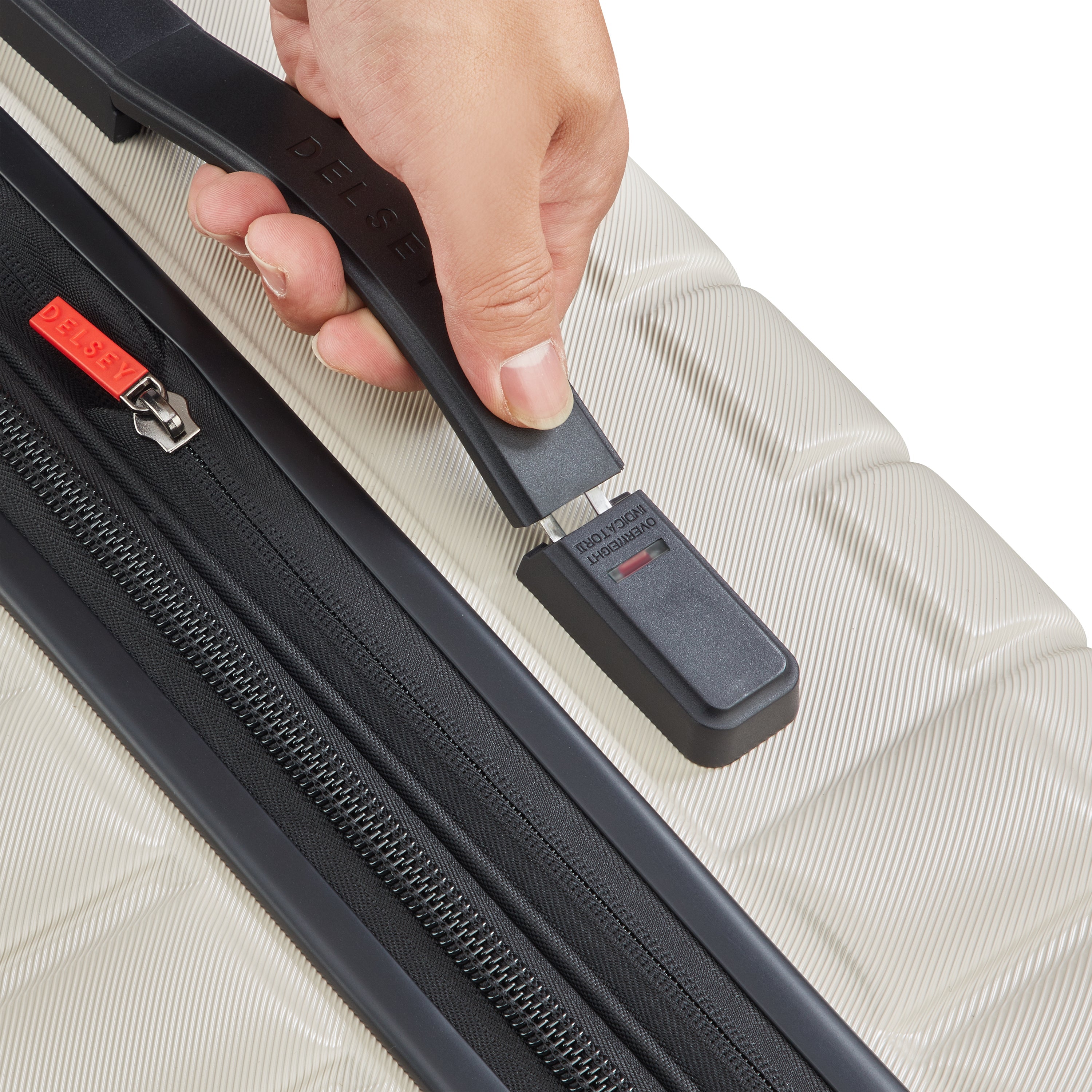 ELEGANCE| Suitcase Check-In Expandable 75.5 CM IVORY