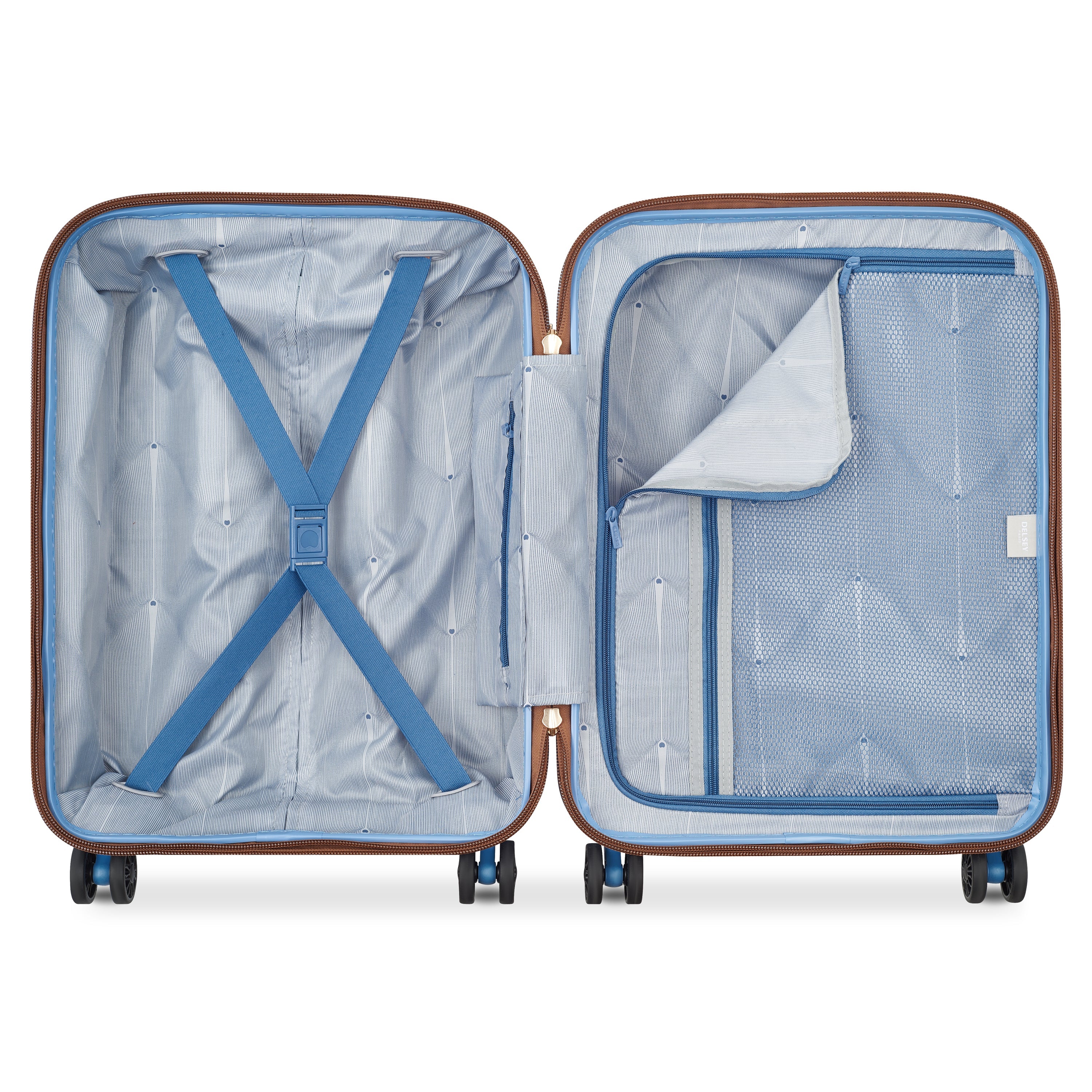 FREESTYLE| Maleta Cabina slim Expandible 55 CM AZUL CIELO