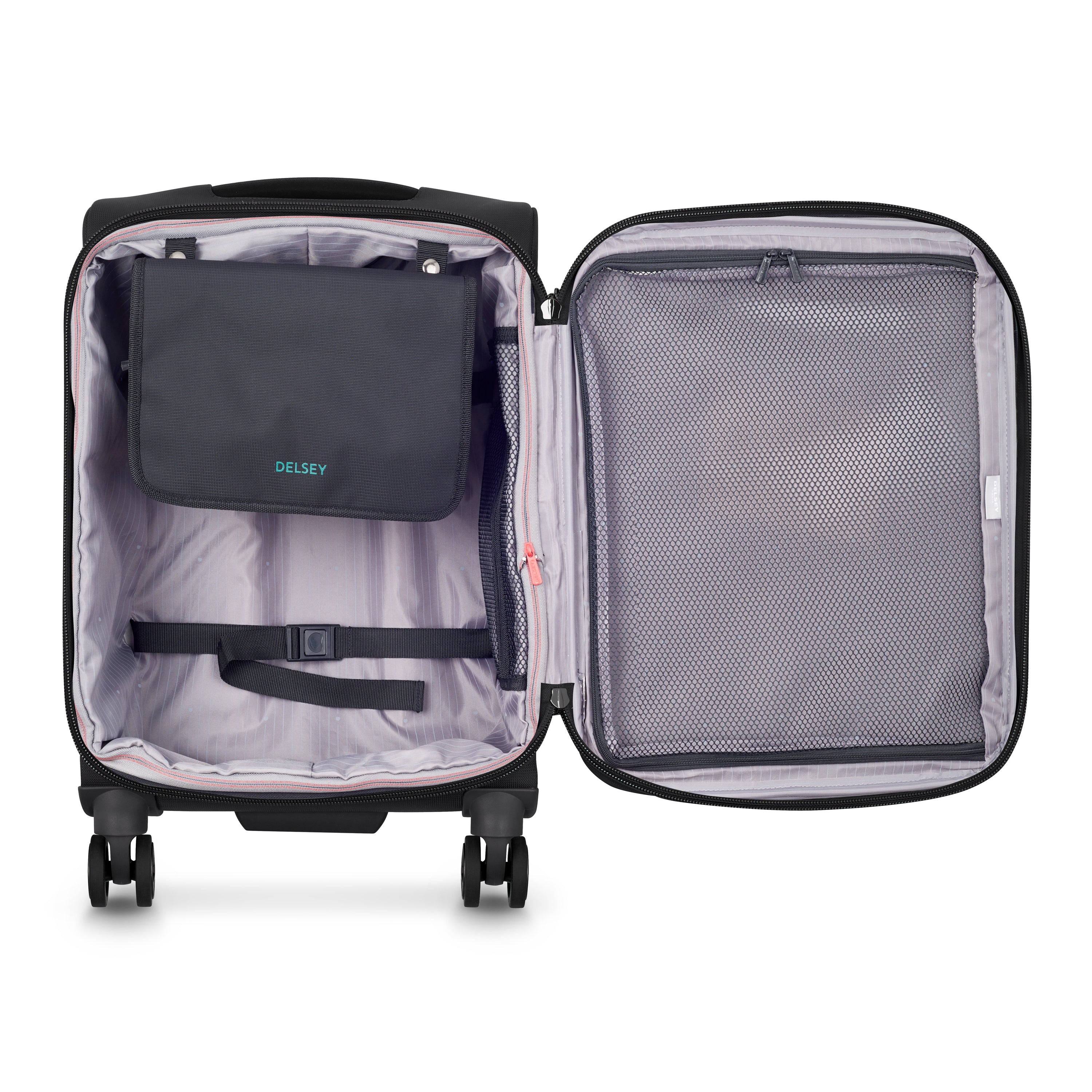 HELIUM DLX| Valise Cabine Extensible 55 CM NOIR