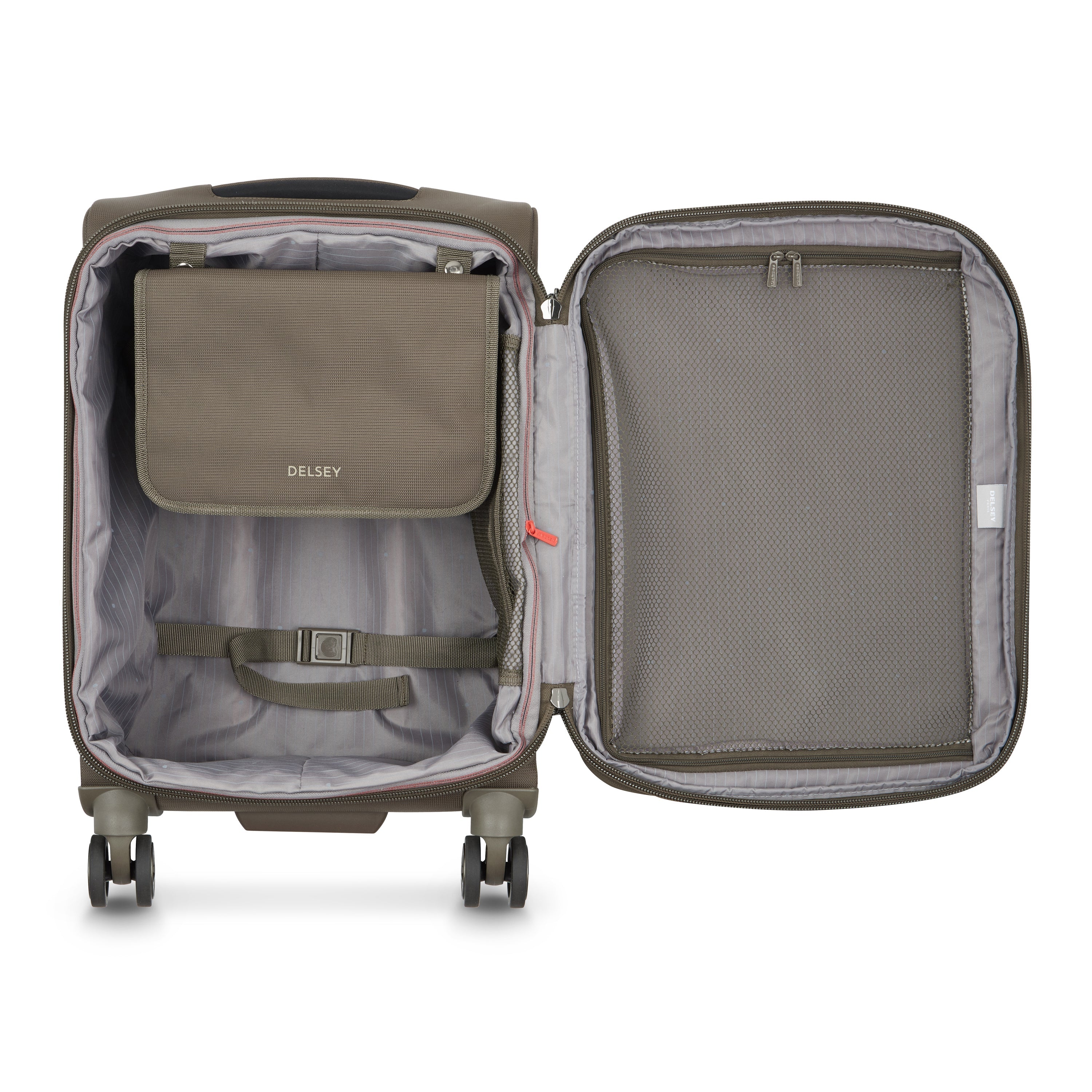 HELIUM DLX| Valise Cabine Extensible 55 CM MOKA