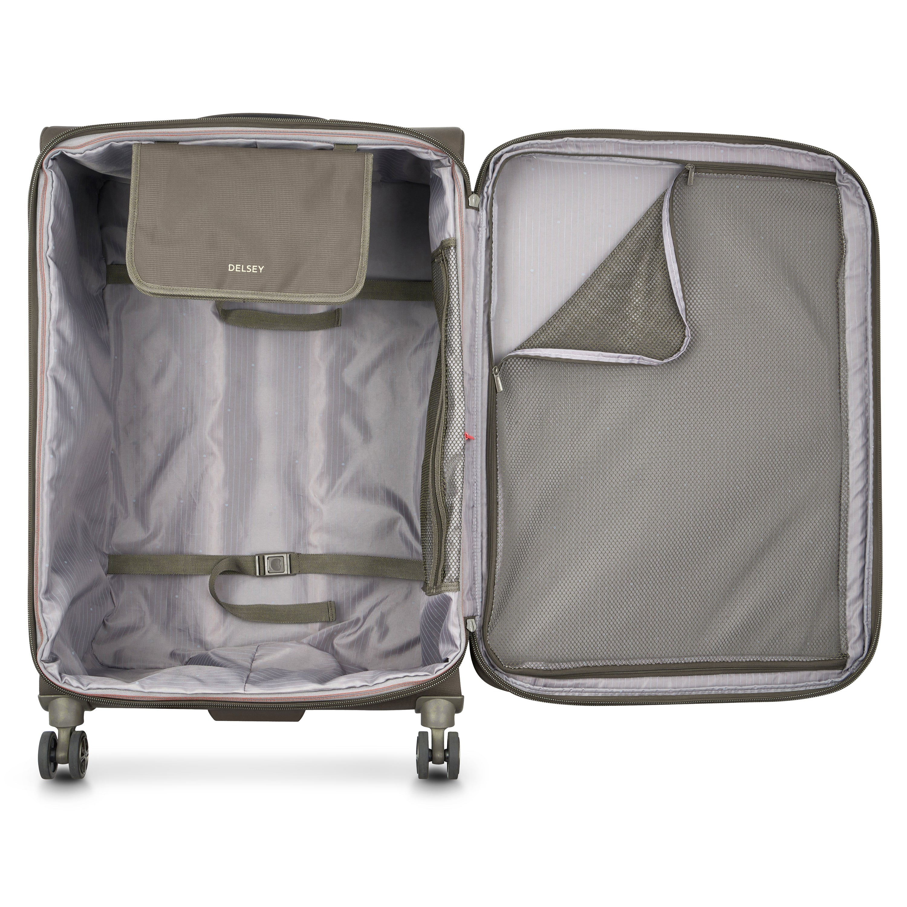 HELIUM DLX| Koffer Aufgabe Erweiterbar 77,5 CM MOKKA
