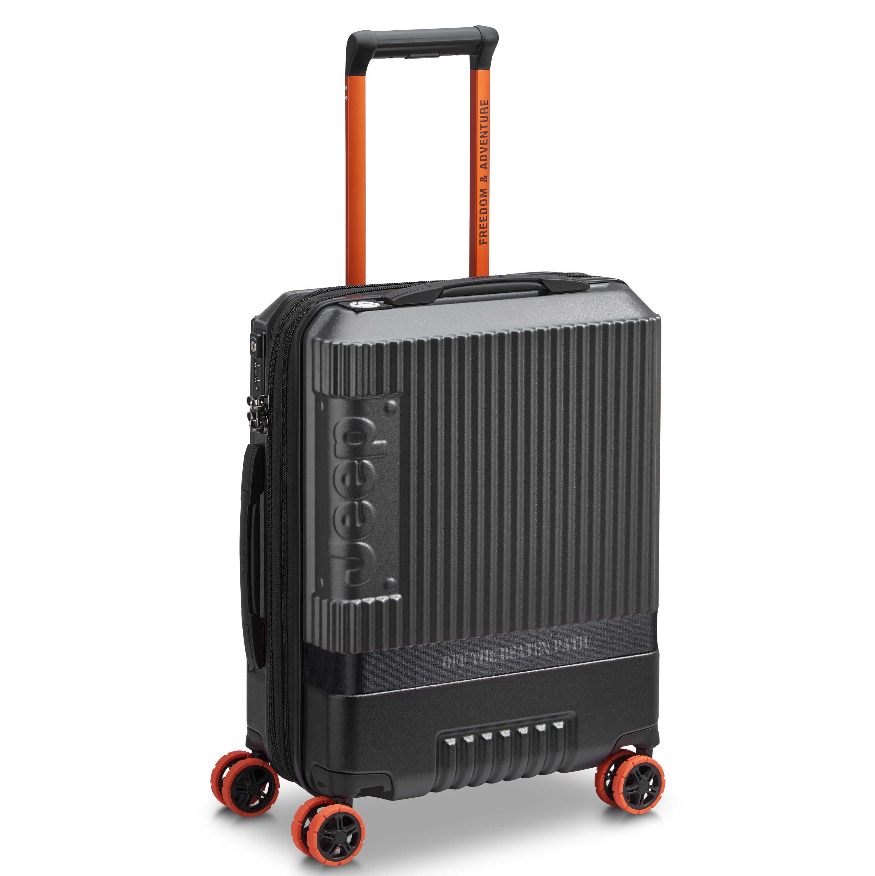 JH001A| Koffer Cabine Slim Uitbreidbaar 55 CM ANTRACIET