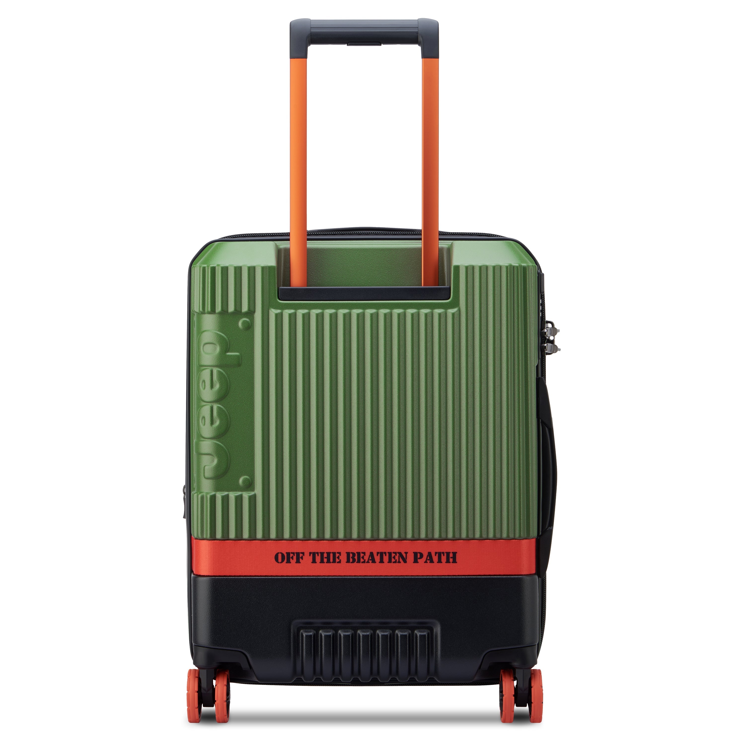 JH001A| Koffer Cabine slim Uitbreidbaar 55 CM GROEN