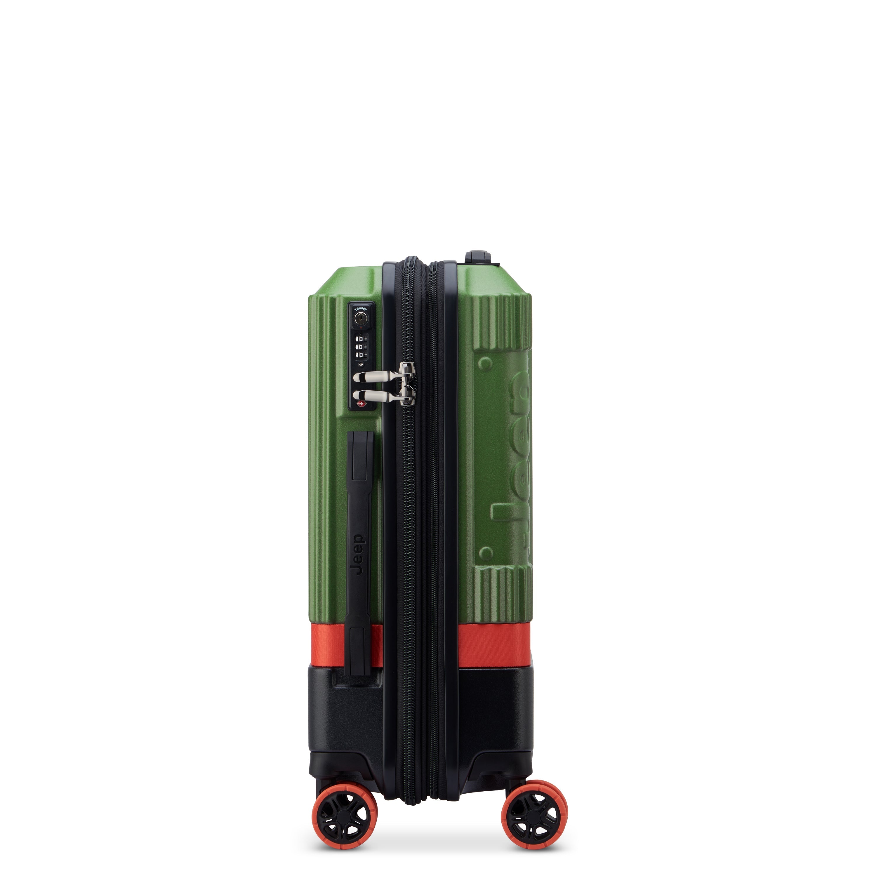 JH001A| Koffer Cabine slim Uitbreidbaar 55 CM GROEN