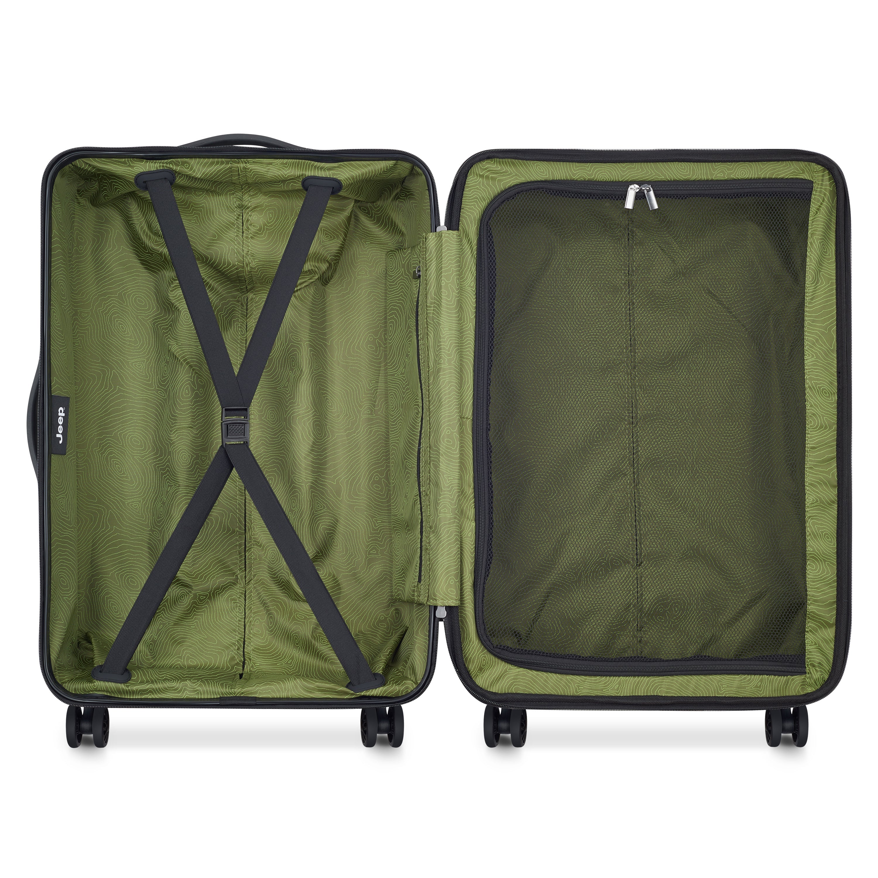 JH004C| Maleta Facturación Expandible 68 CM AGUACATE