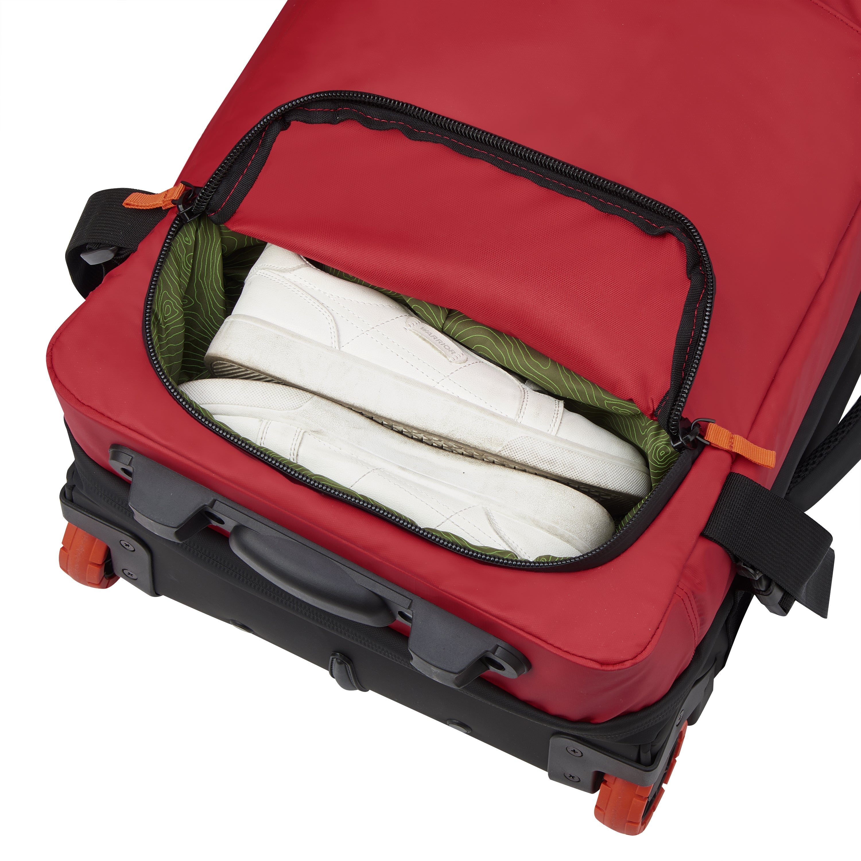 JS005A| Trolley Duffle Bag Cabin 35 CM TOMATO