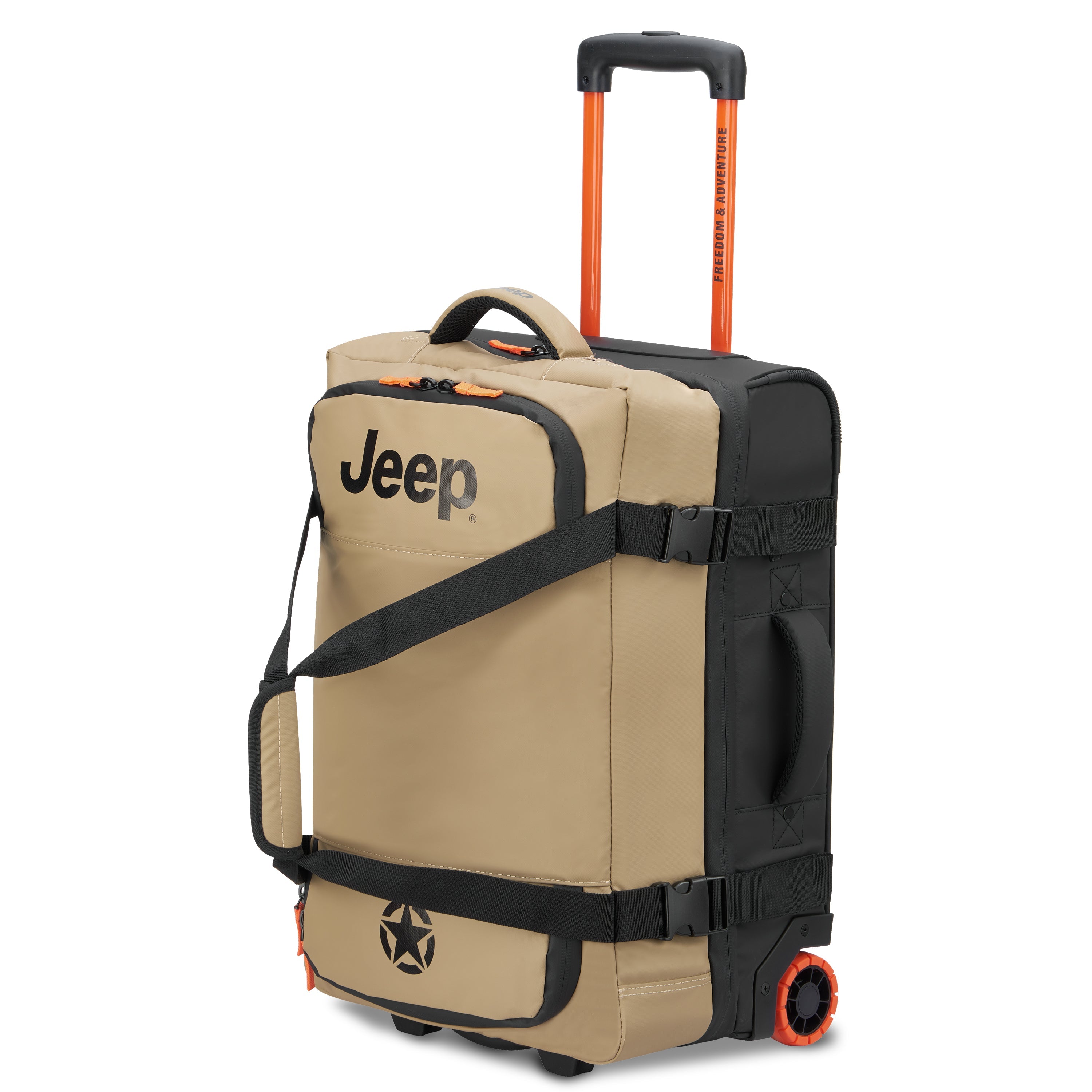 JS005A| Trolley Duffle Bag Cabin 35 CM WARM SAND