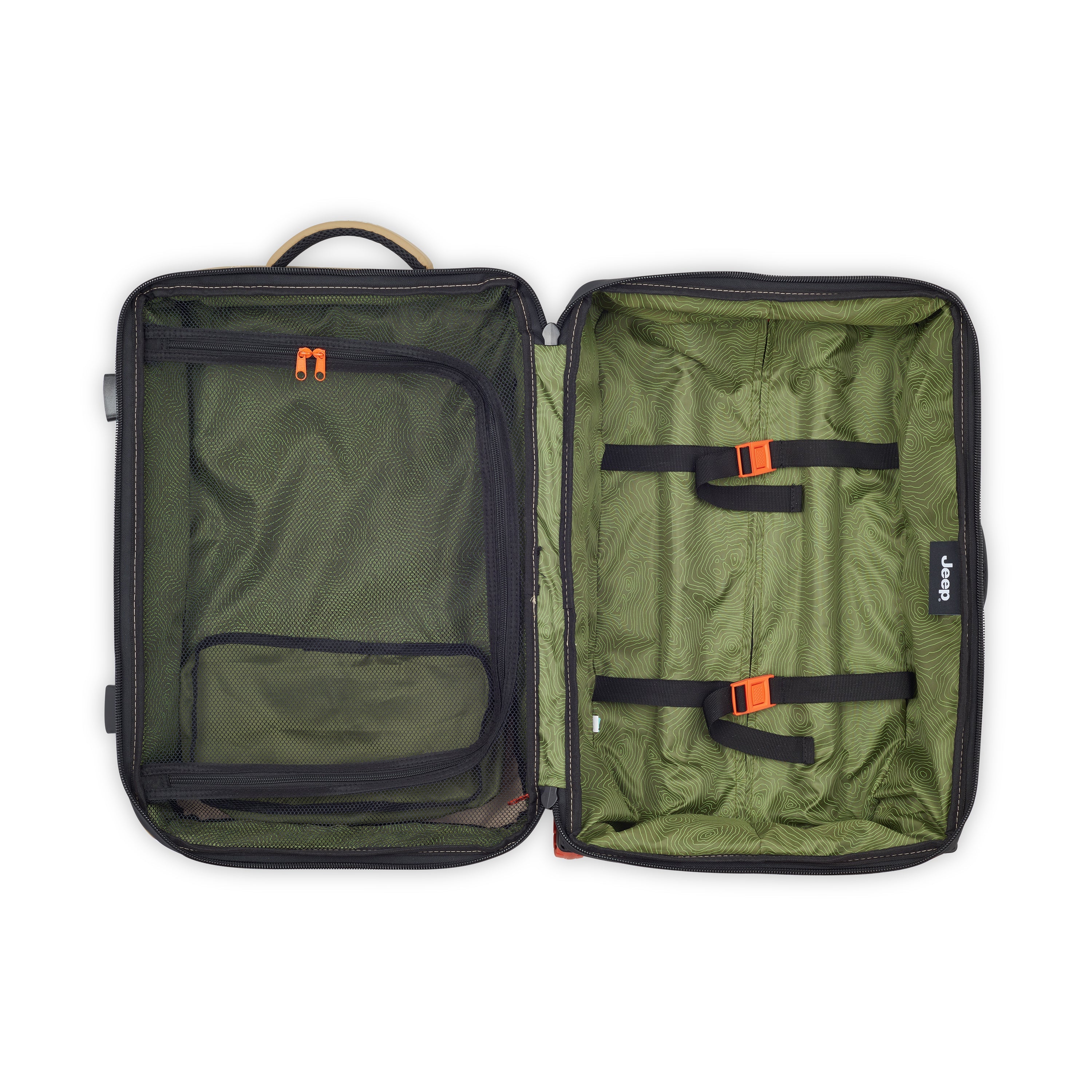 JS005A| Trolley Duffle Bag Cabin 35 CM WARM SAND