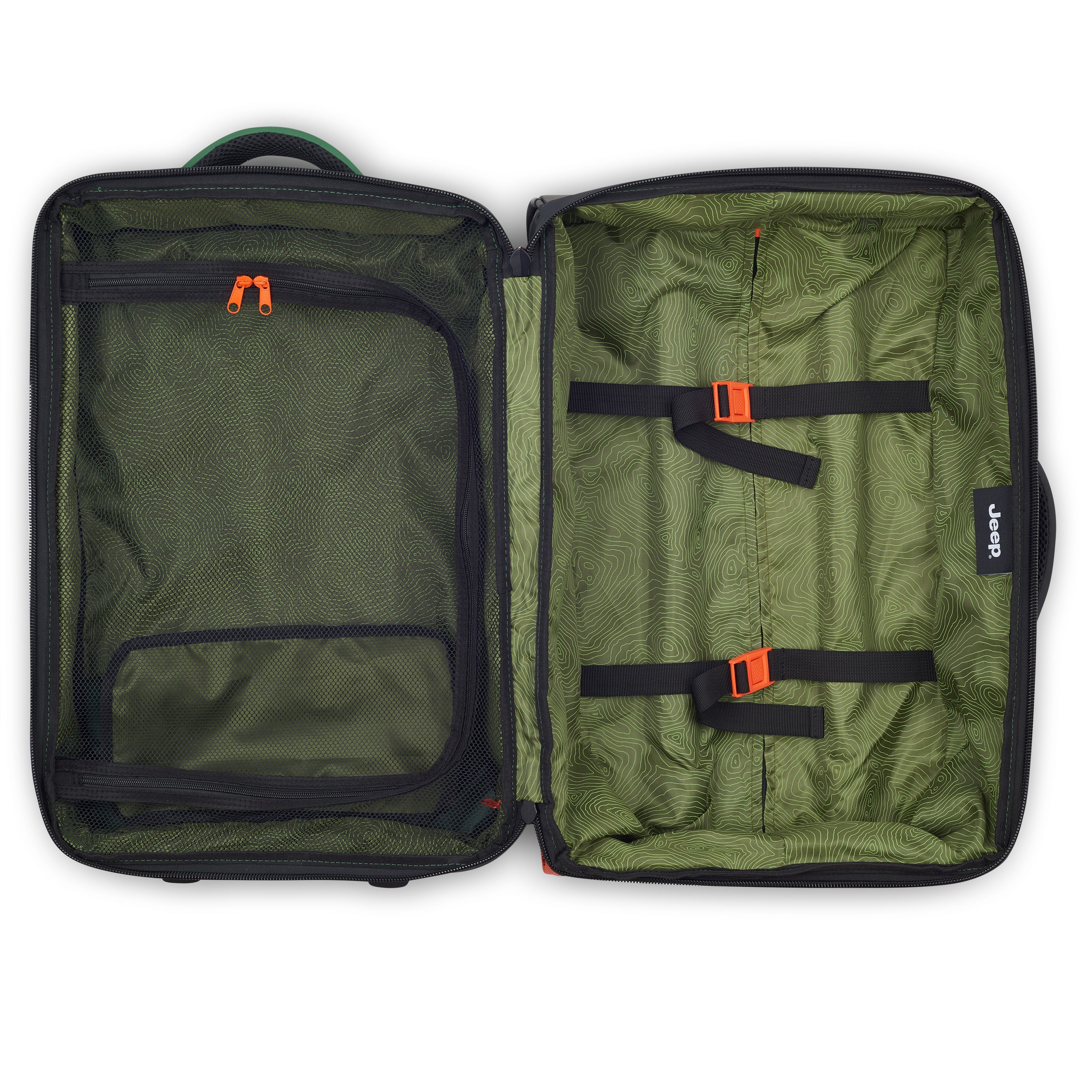 JS005A| Trolley Duffle Bag Cabin 35 CM ELM GREEN