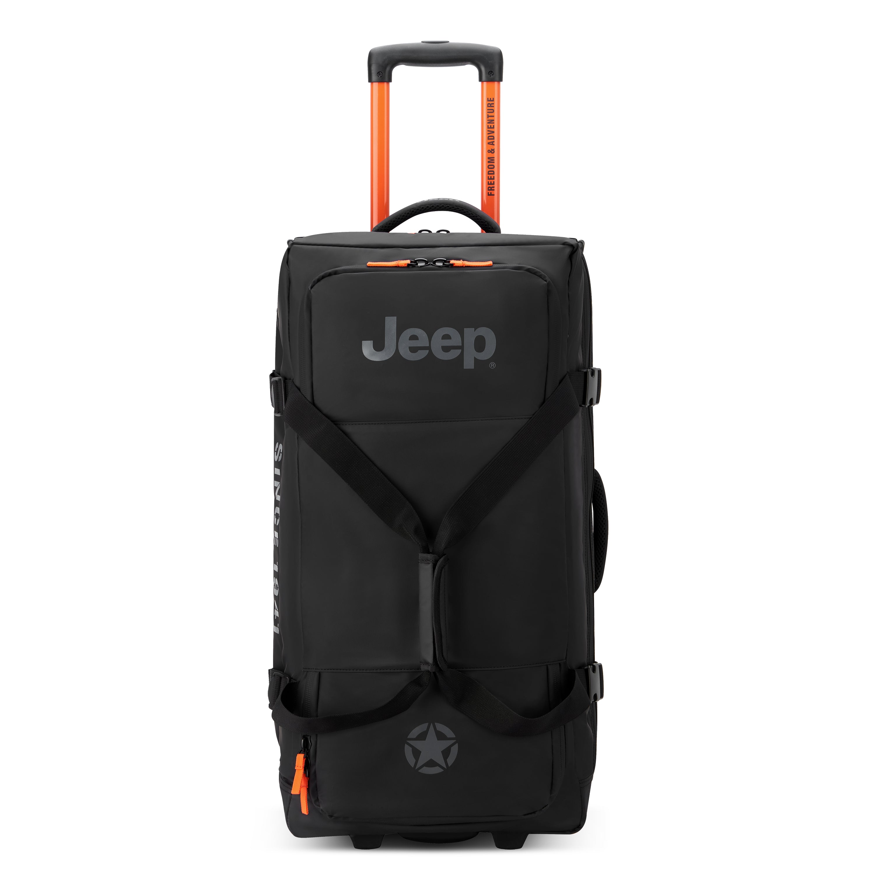 JS005A| Trolley Duffle Bag Check-In 36.5 CM BLACK