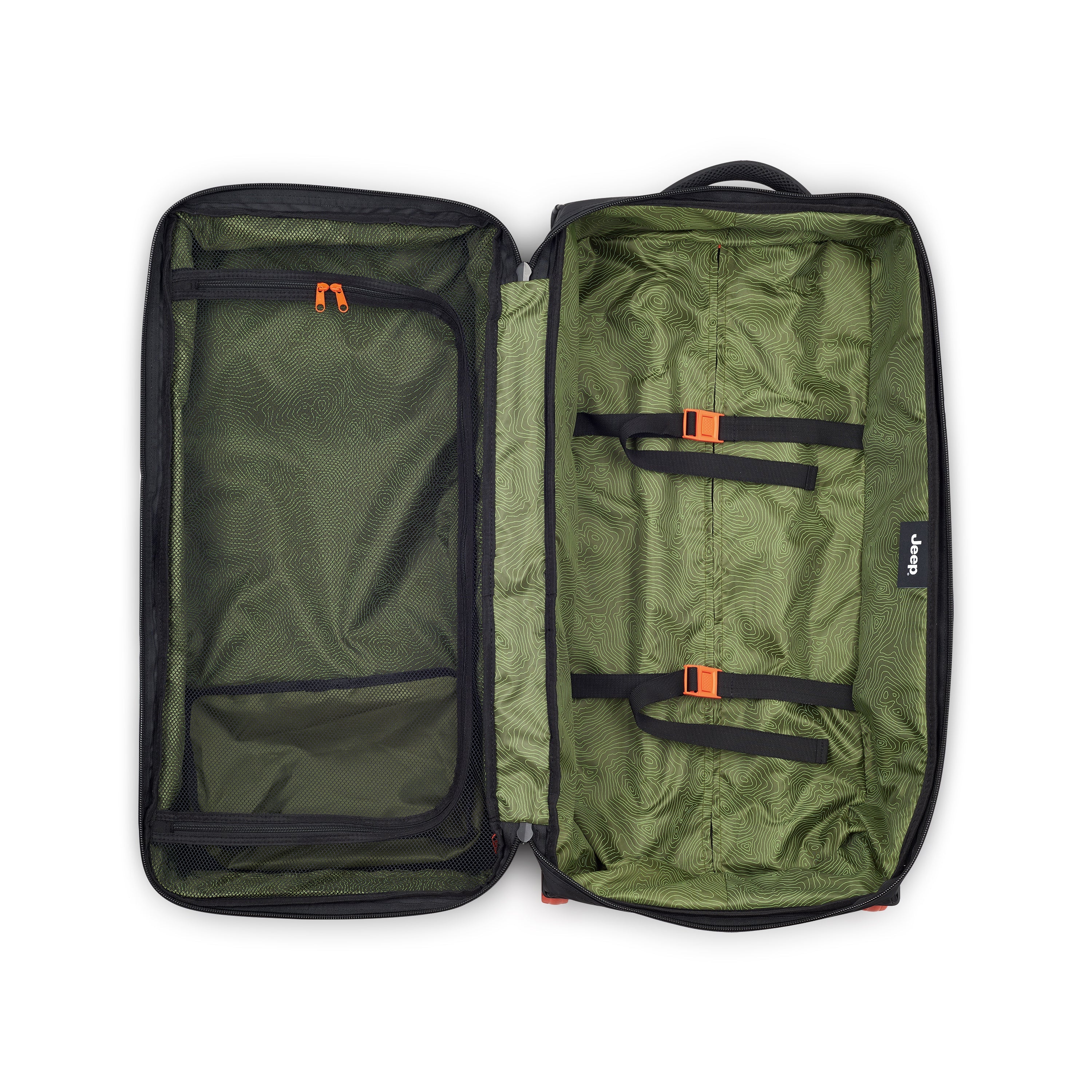JS005A| Trolley Duffle Bag Check-In 36.5 CM BLACK