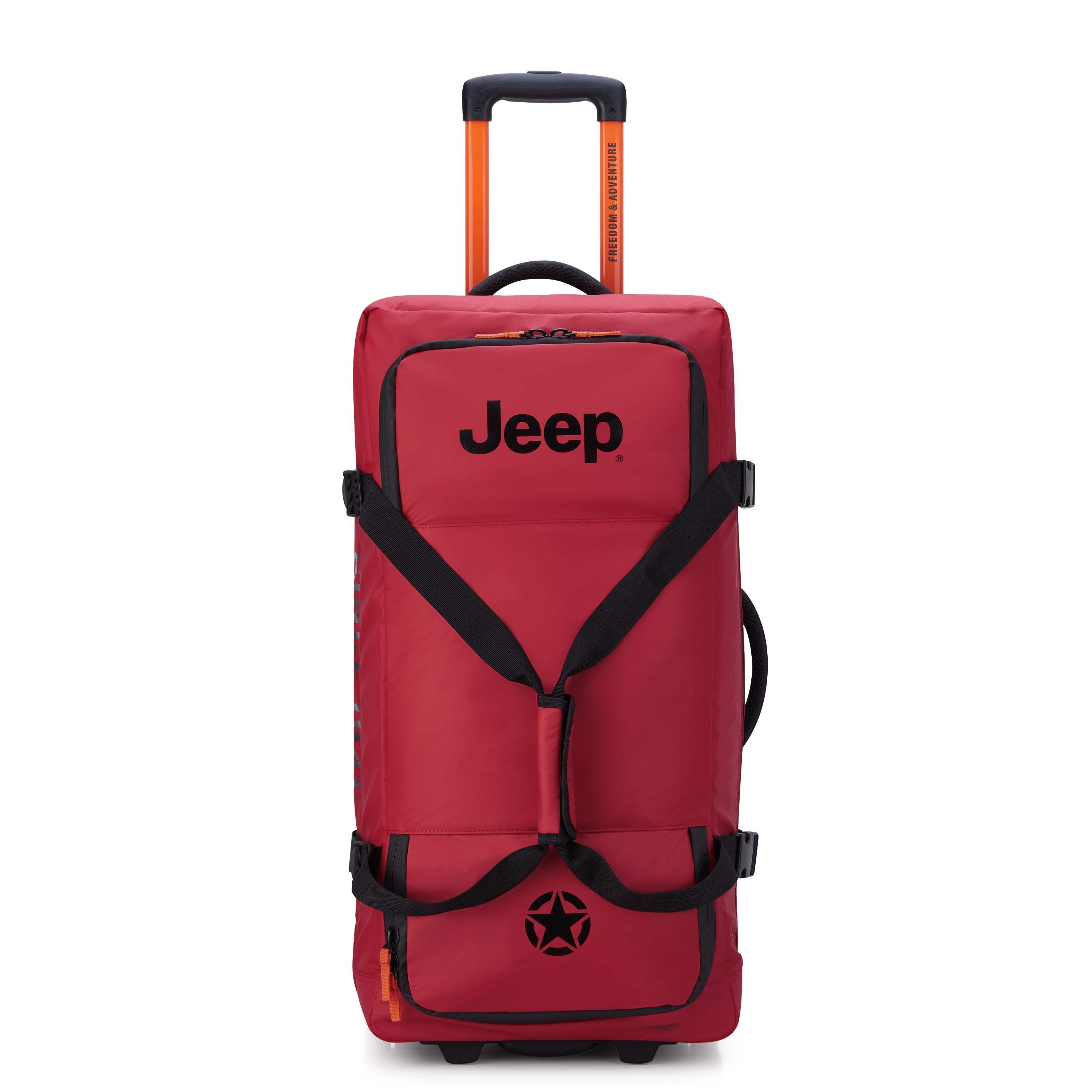 JS005A| Trolley Duffle Bag Check-In 36.5 CM TOMATO