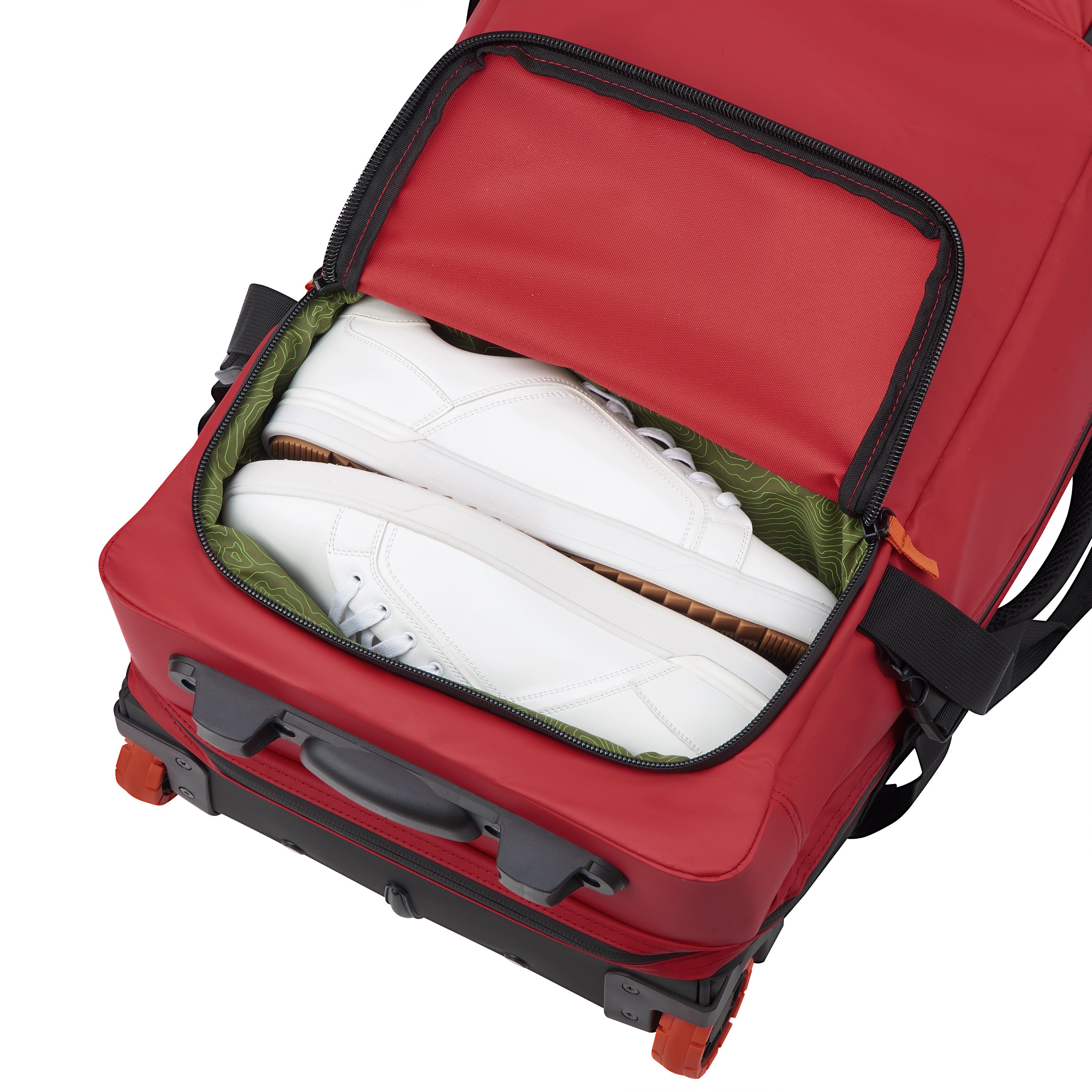 JS005A| Trolley Duffle Bag Check-In 36.5 CM TOMATO