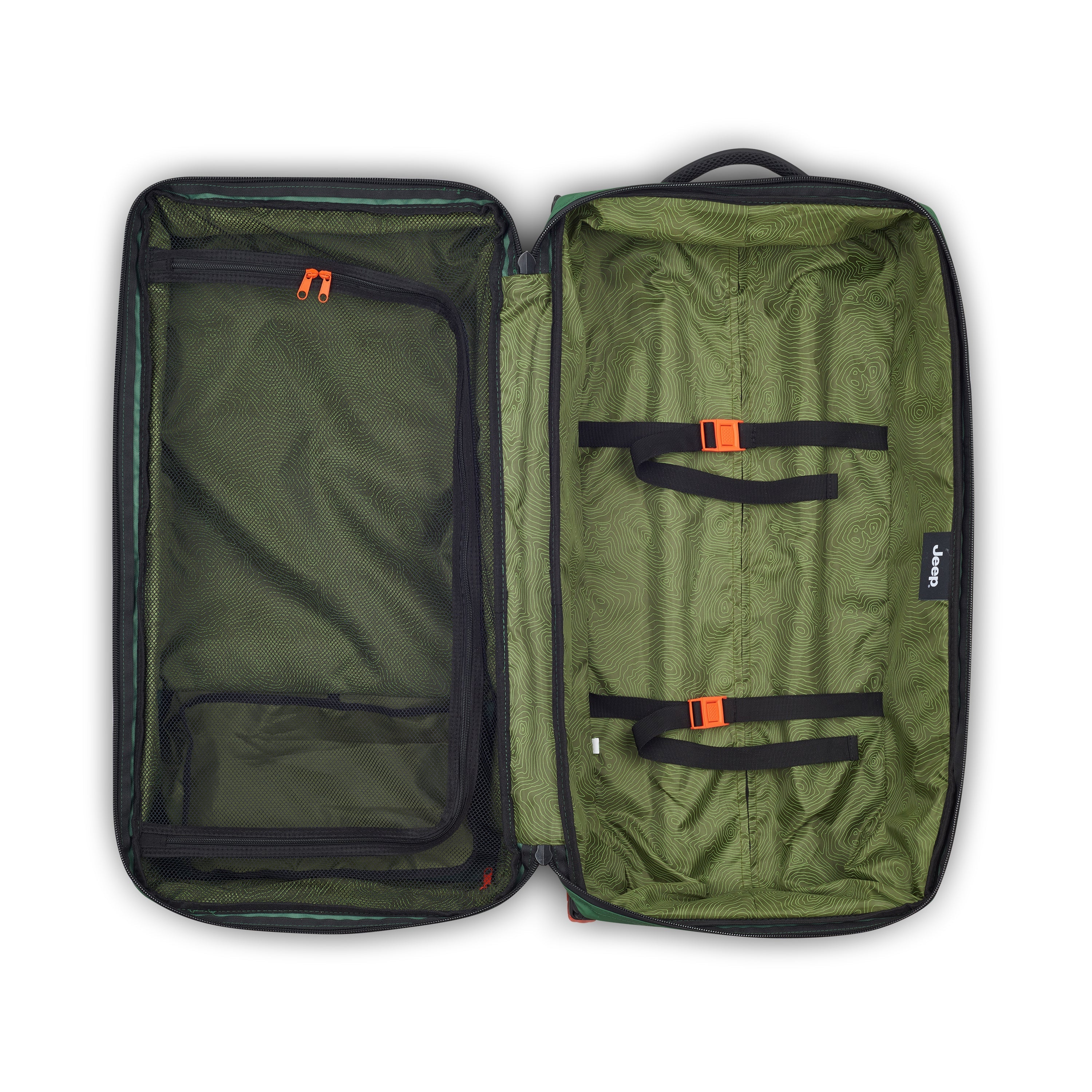 JS005A| Trolley Duffle Bag Check-In 36,5 CM ELM GREEN