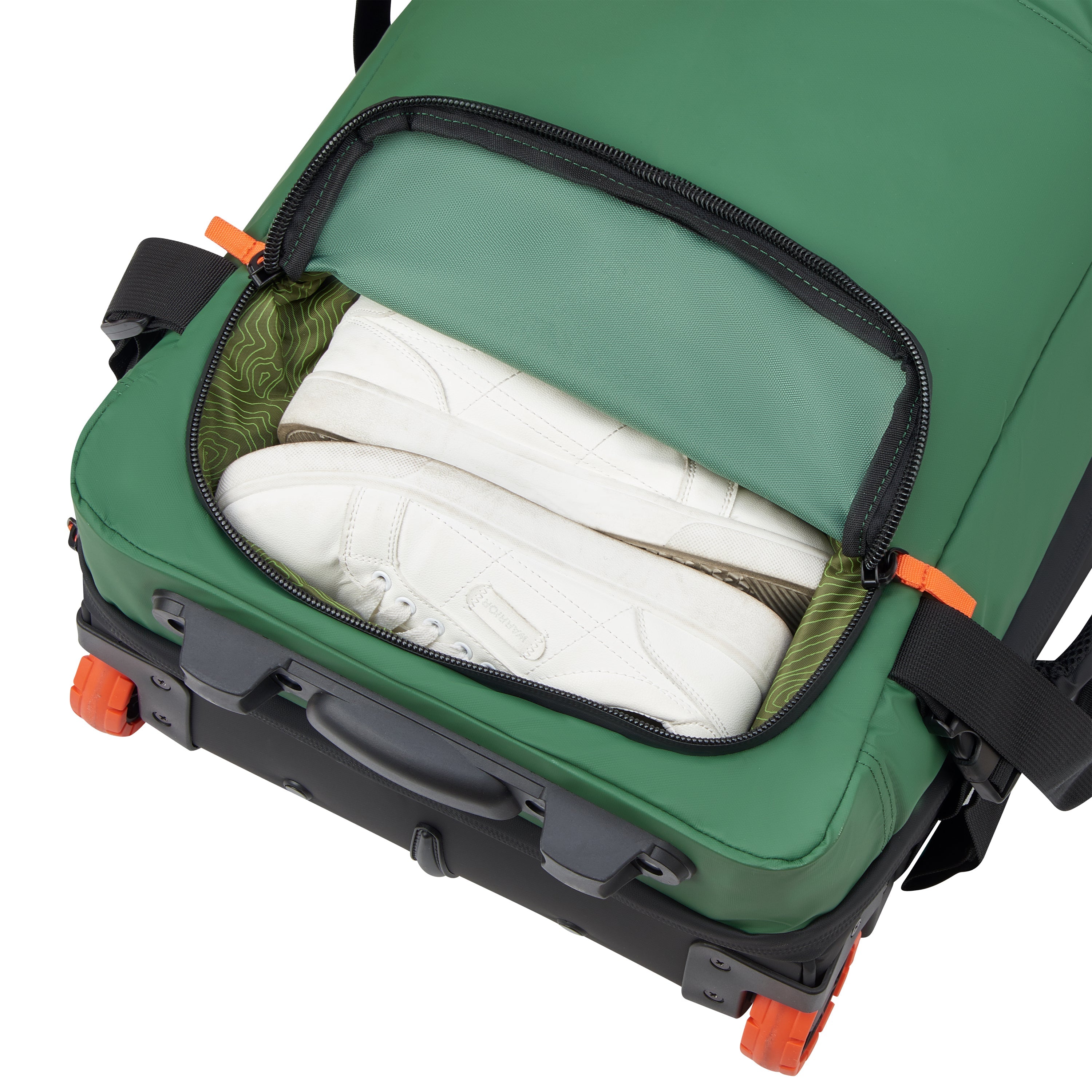 JS005A| Trolley Duffle Bag Check-In 36,5 CM ELM GREEN