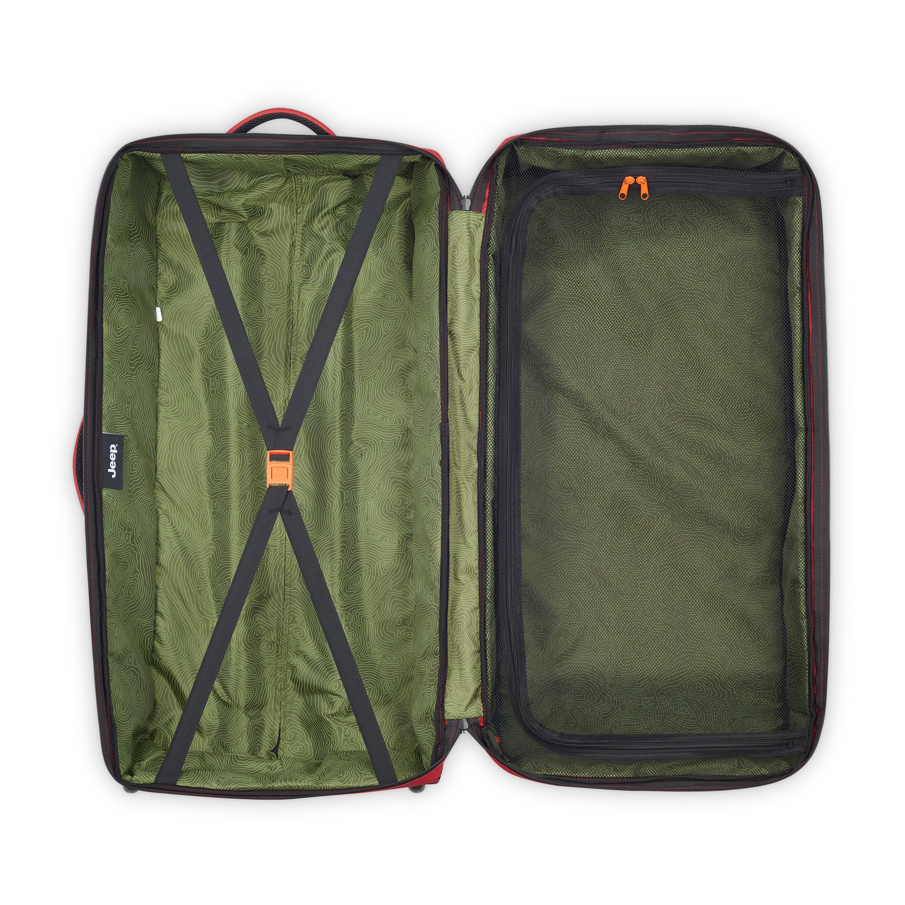 JS005A| Trolley Duffle Bag Check-In 40.5 CM TOMATO