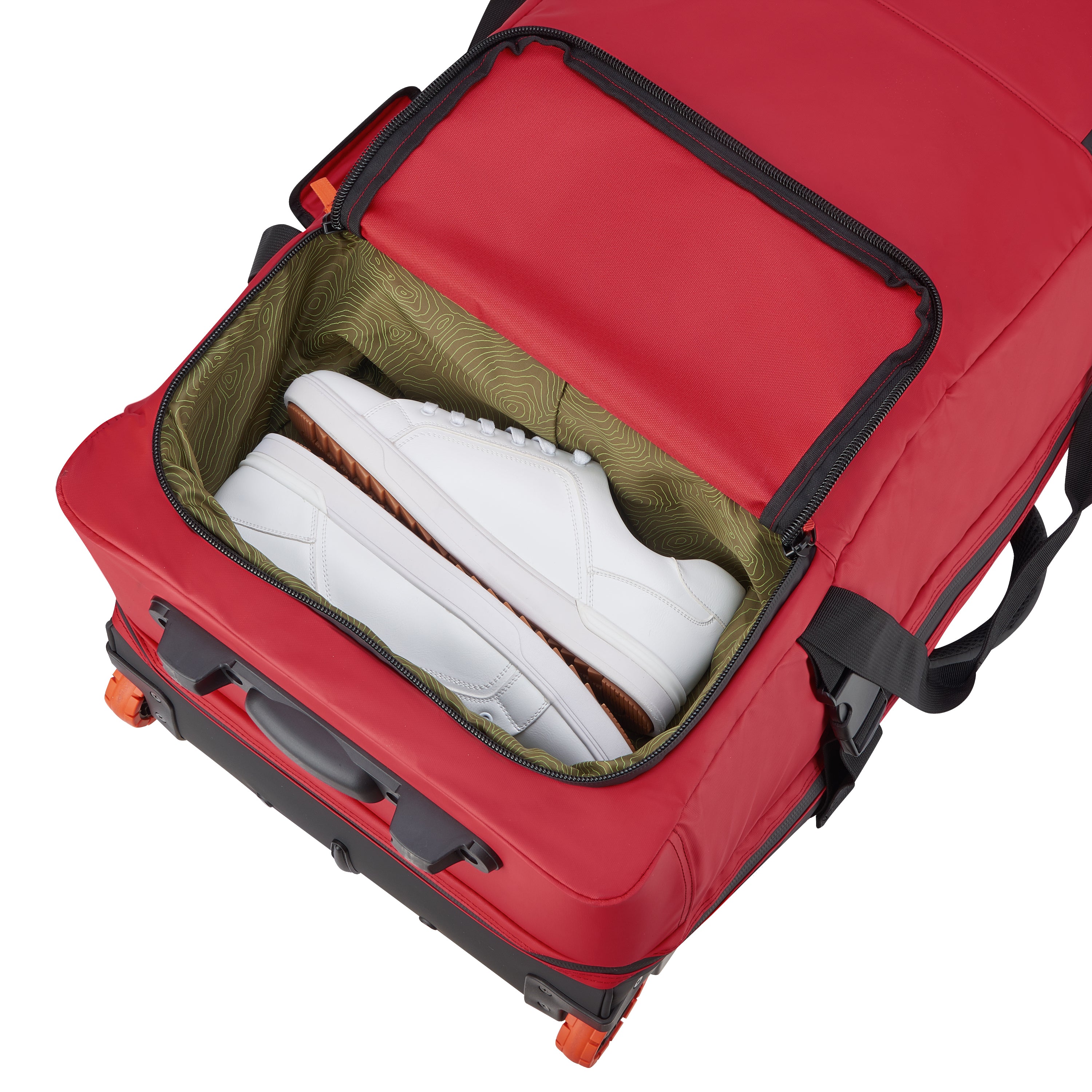 JS005A| Trolley Duffle Bag Check-In 40.5 CM TOMATO