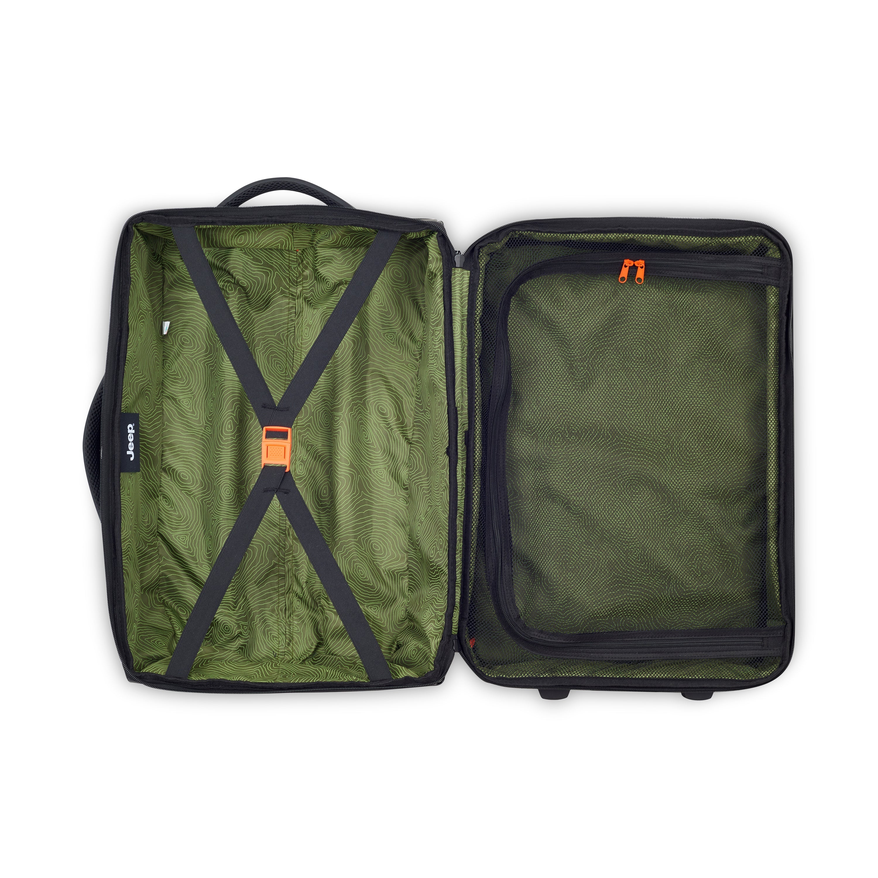 JS006B| Trolley Duffle Bag Cabin 37 CM BLACK