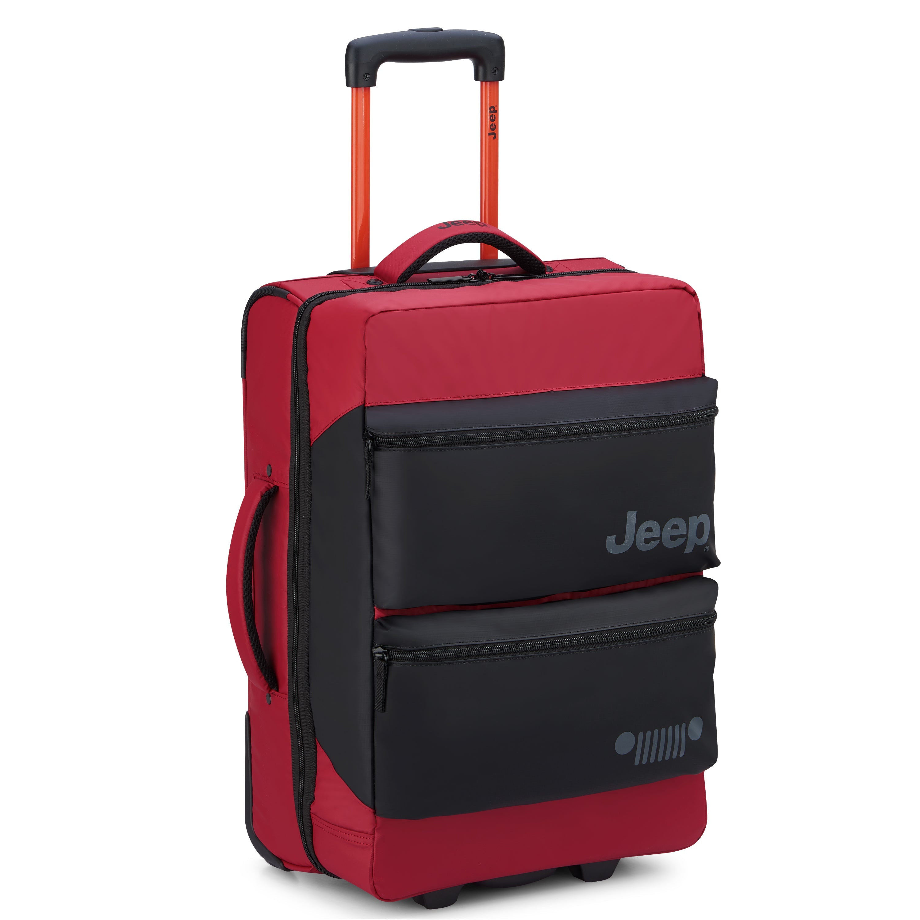 JS006B| Trolley Duffle Bag Cabin 37 CM TOMATO
