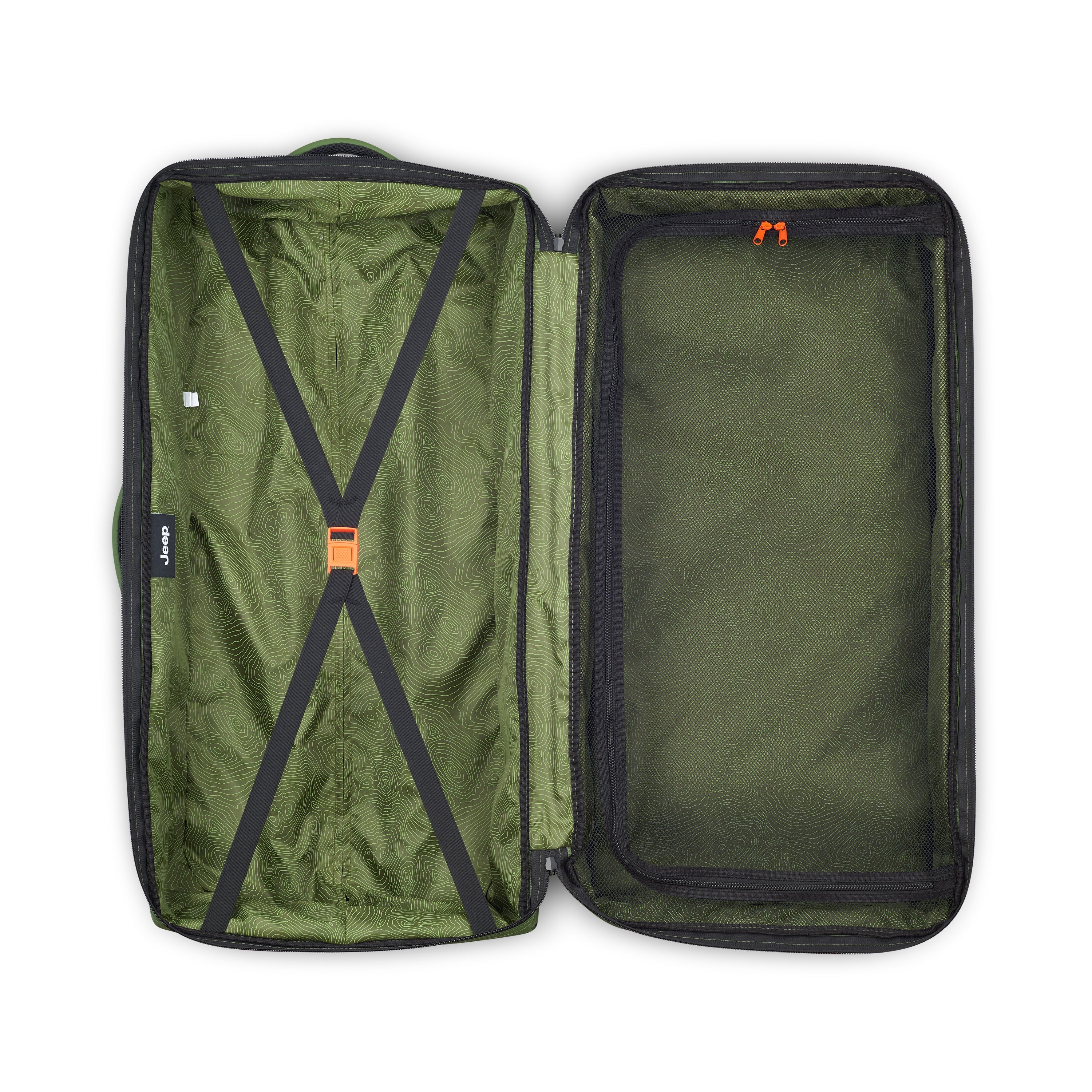 JS006B| Trolley Duffle Bag Check-In 41.5 CM ELM GREEN