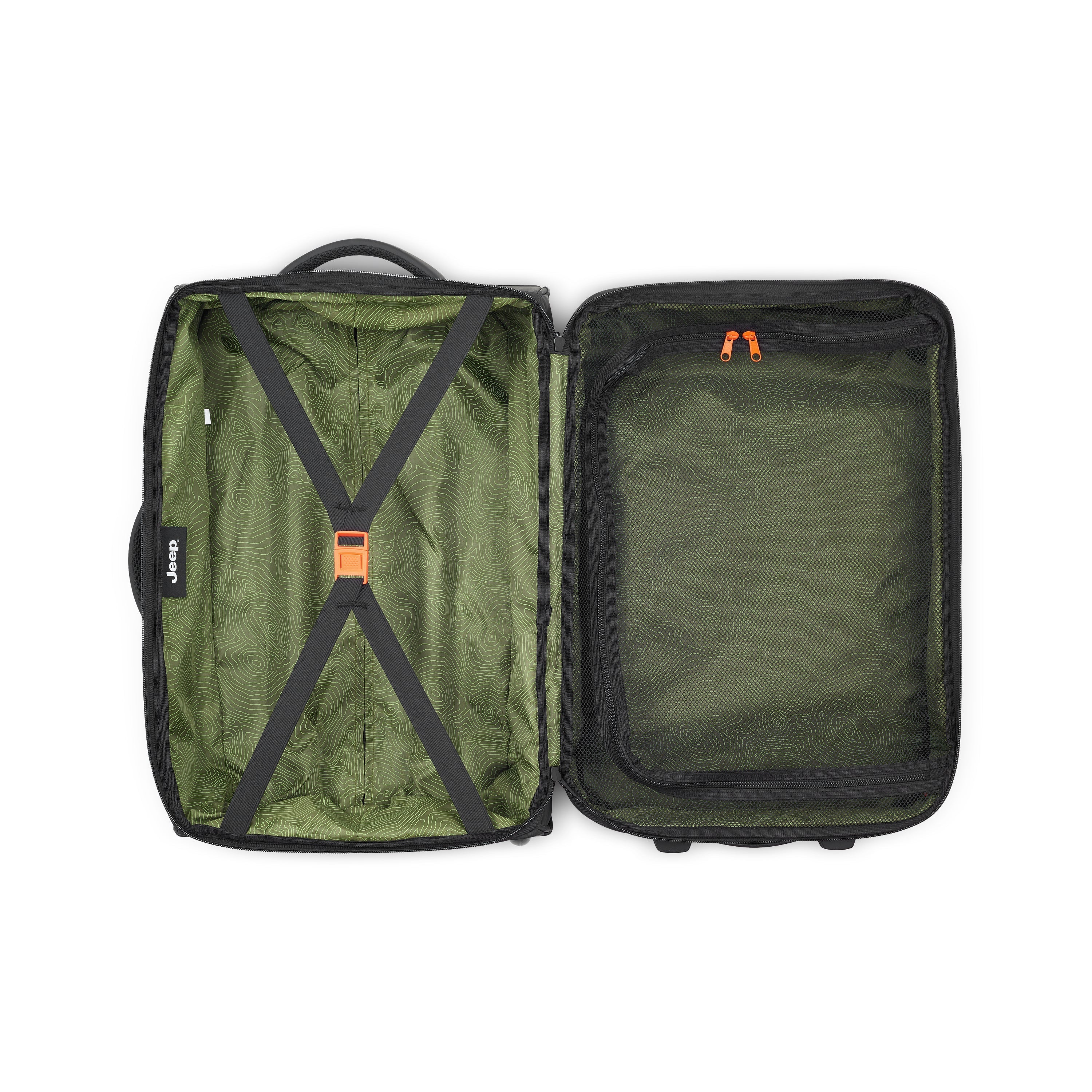 JS007C| Trolley Duffle Bag Cabin 37 CM GREY DRIZZLE