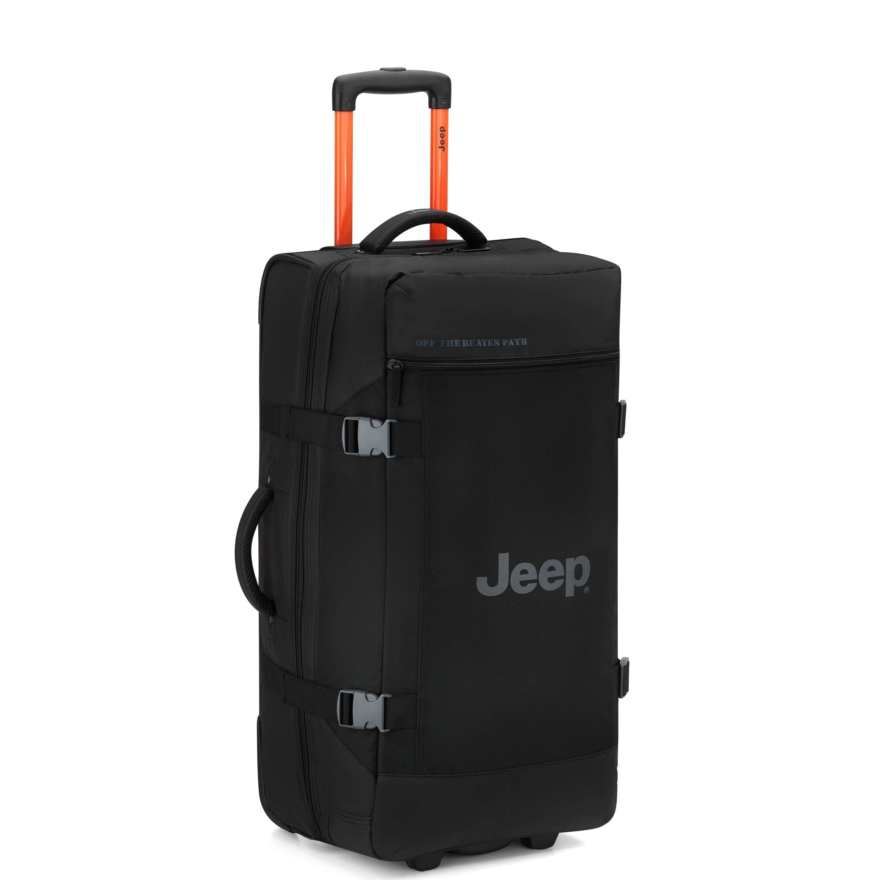 JS007C| Trolley Duffle Bag Check-In 36.5 CM BLACK