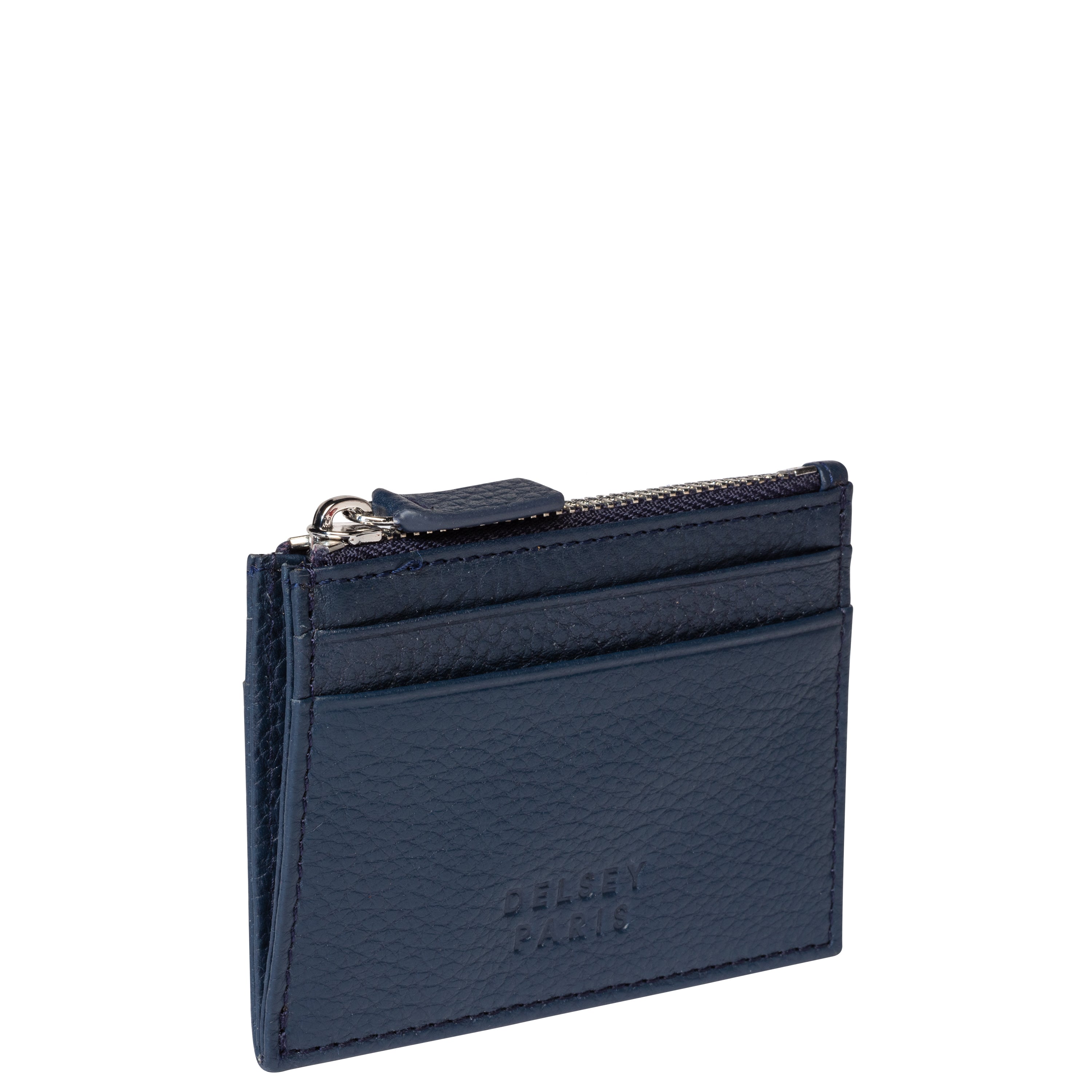 LE CUIR GRAINE| Kartenhalter MARINEBLAU