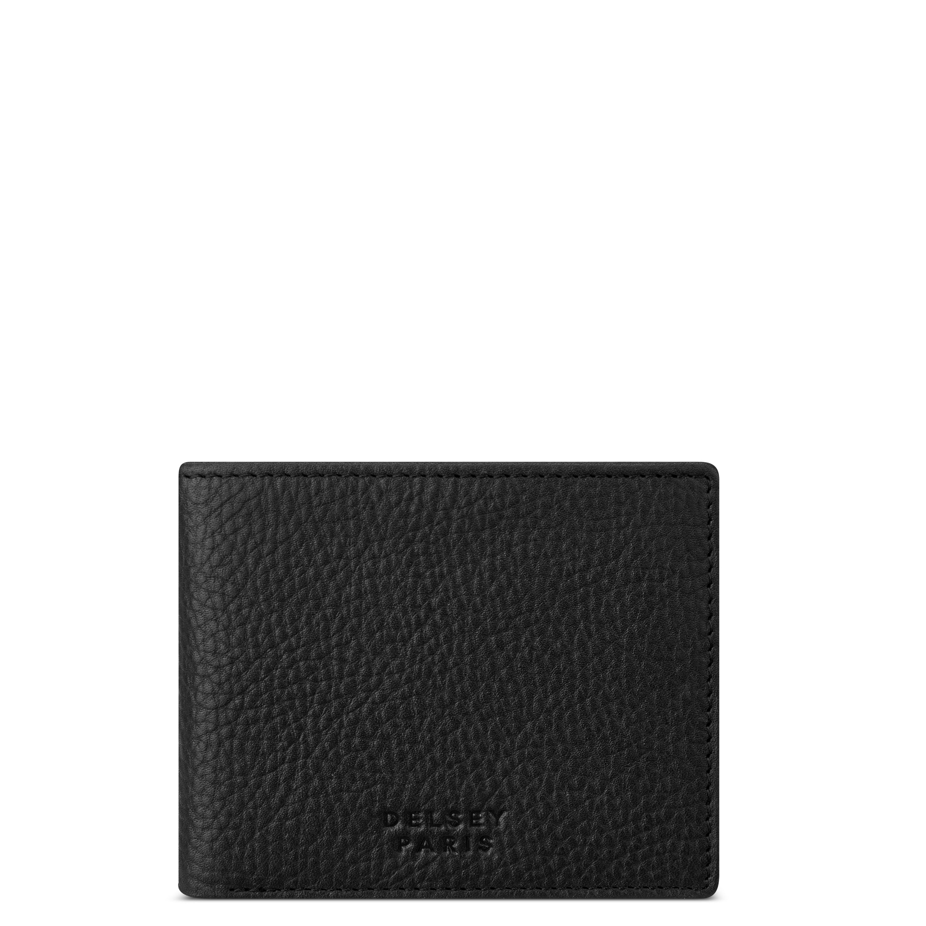 LE CUIR GRAINE| Porte-Cartes NOIR