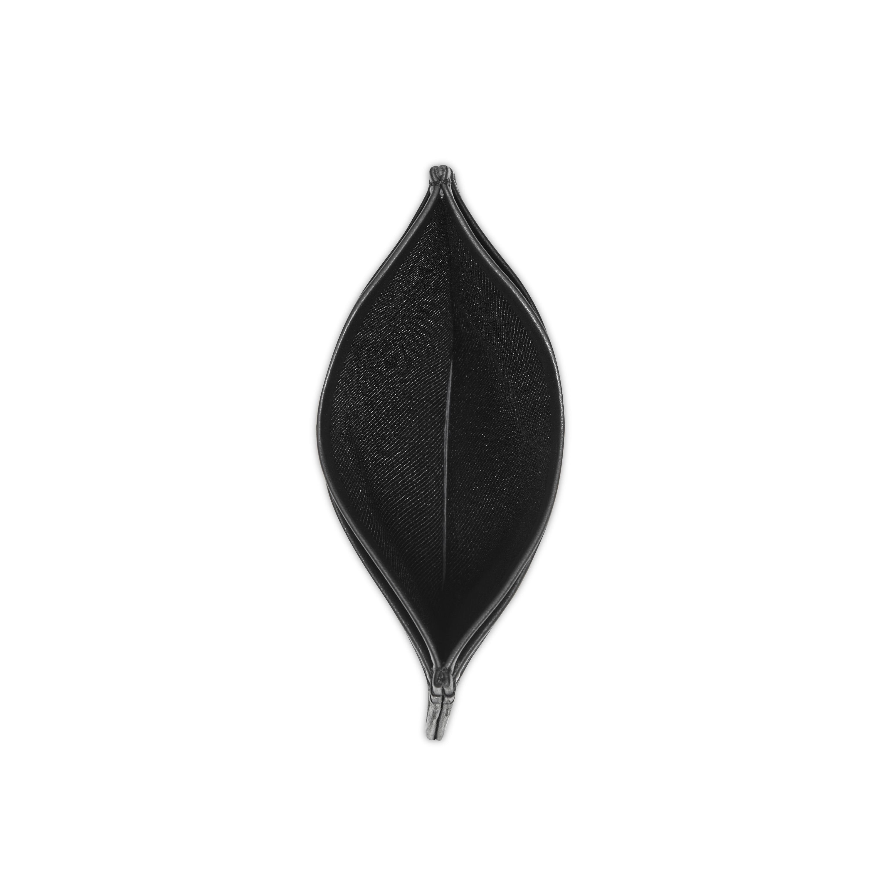 LE CUIR GRAINE| Porte-Cartes NOIR