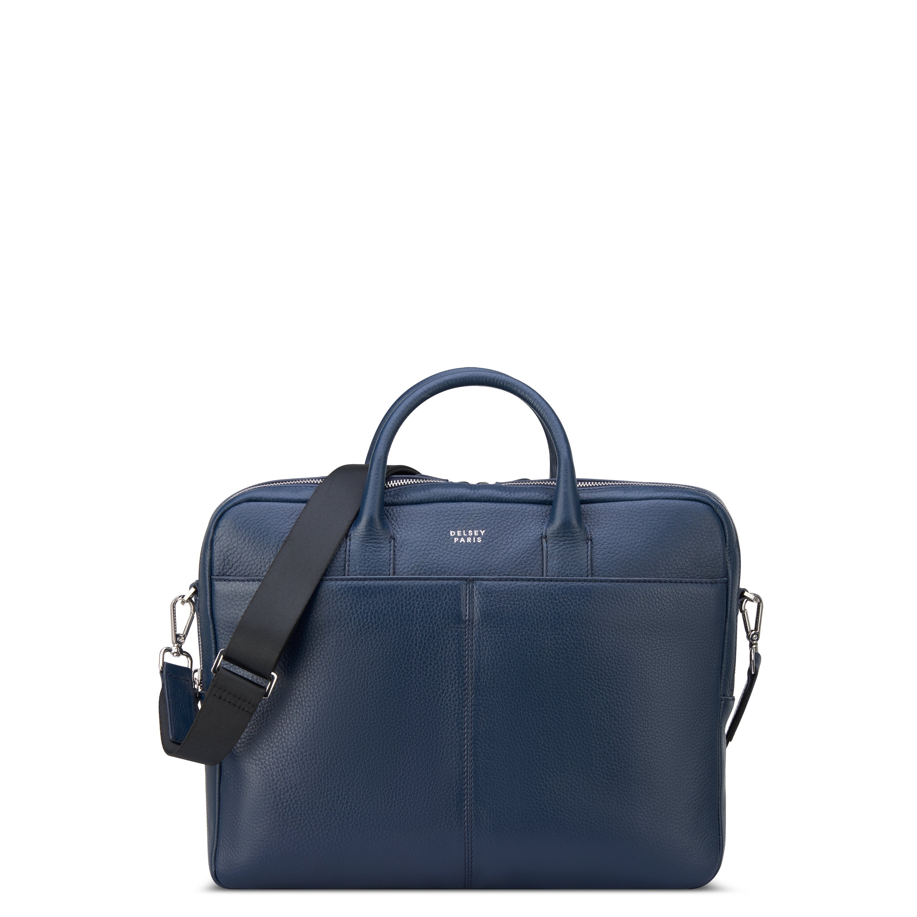 LE CUIR GRAINE| Briefcase NAVY