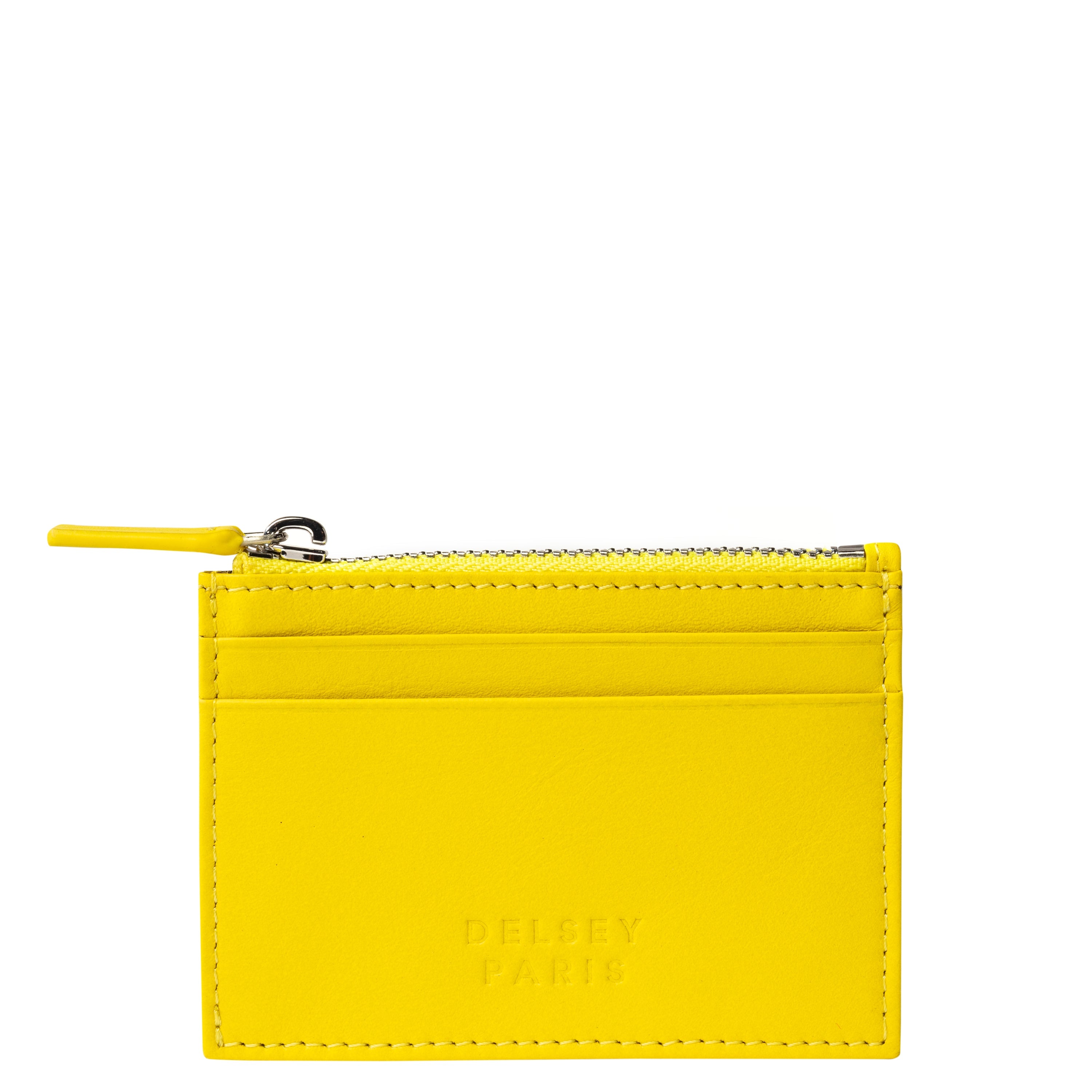 LE CUIR LISSE| Card Holder YELLOW