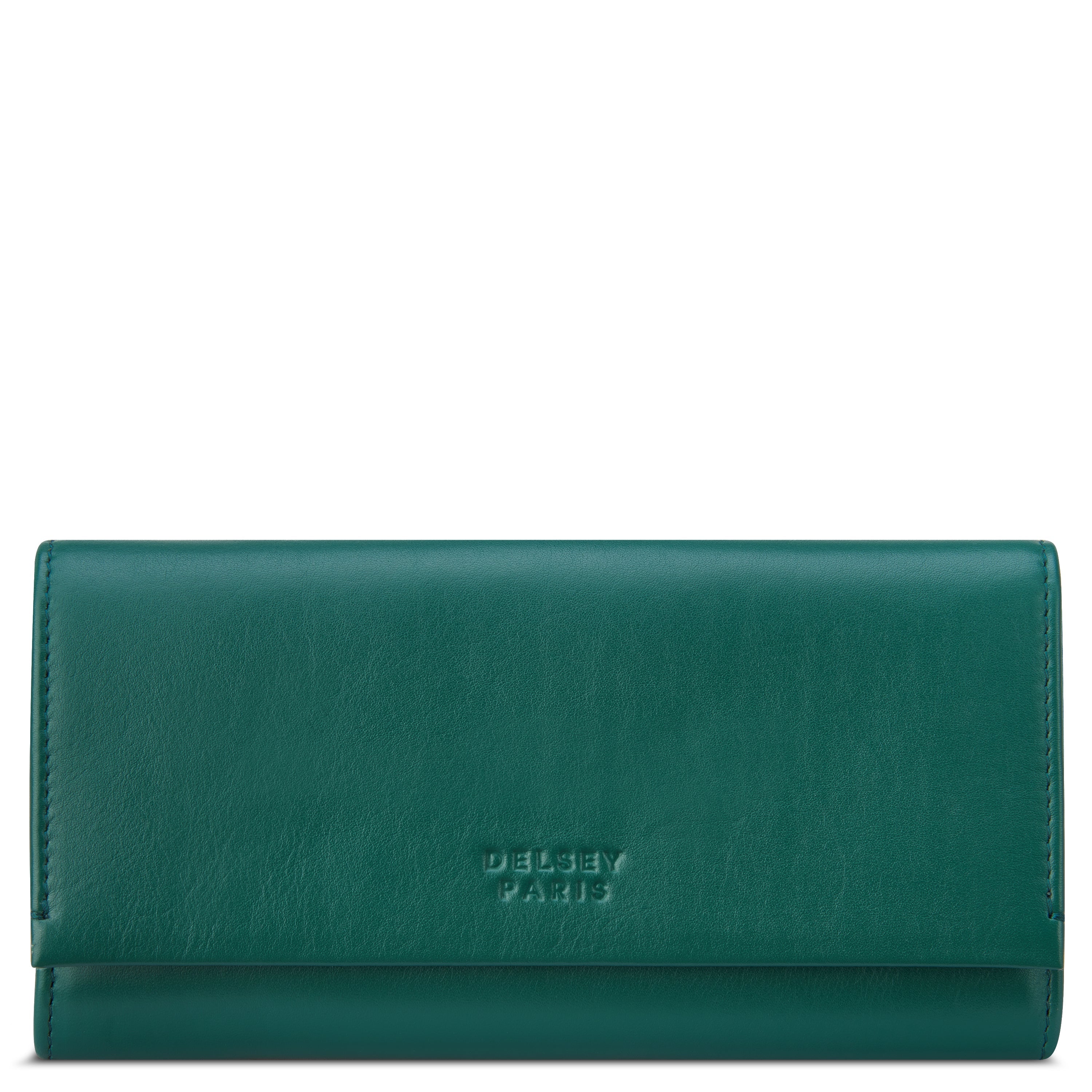 LE CUIR LISSE| Portefeuille VERT