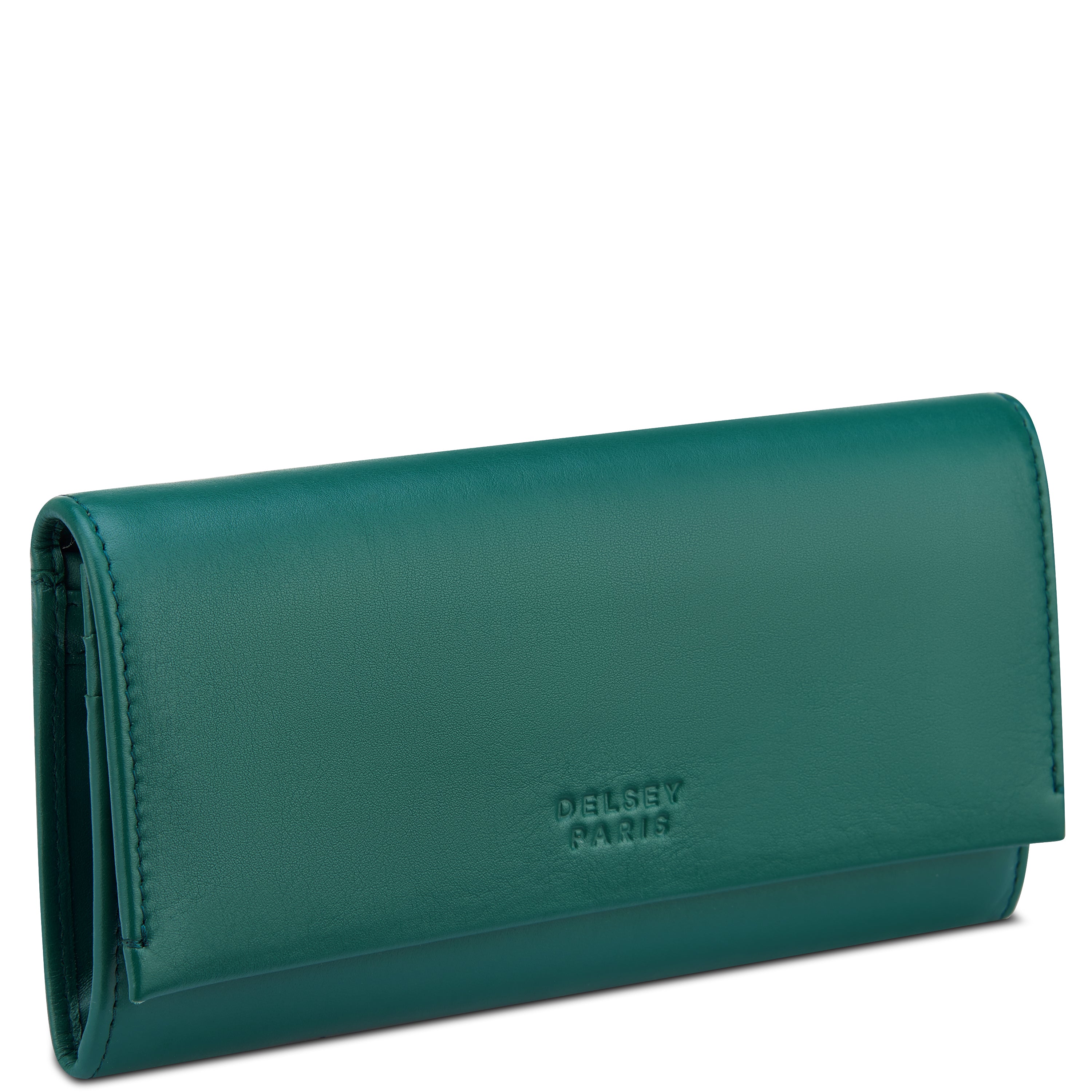 LE CUIR LISSE| Portefeuille VERT