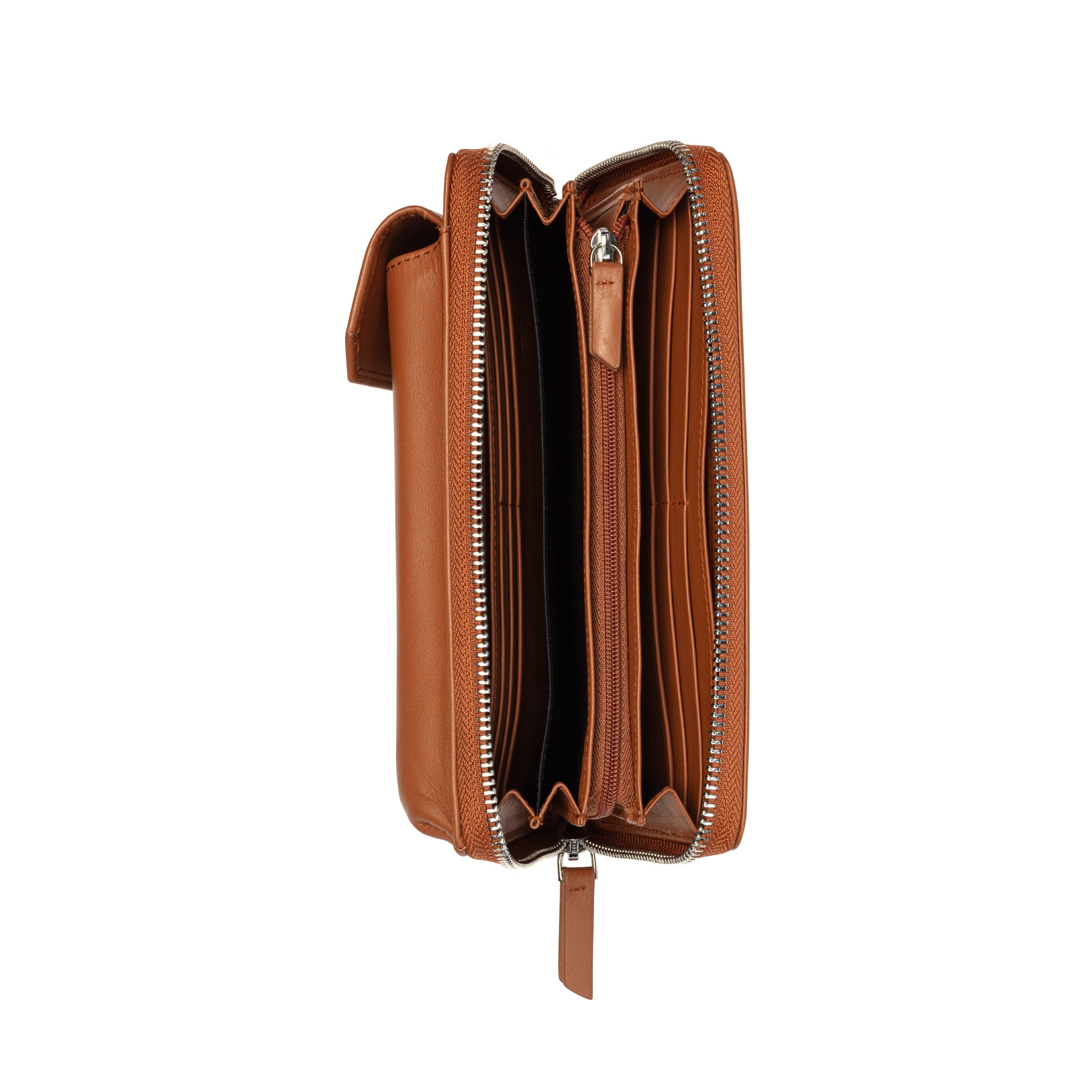 LE CUIR LISSE| Portefeuille COGNAC