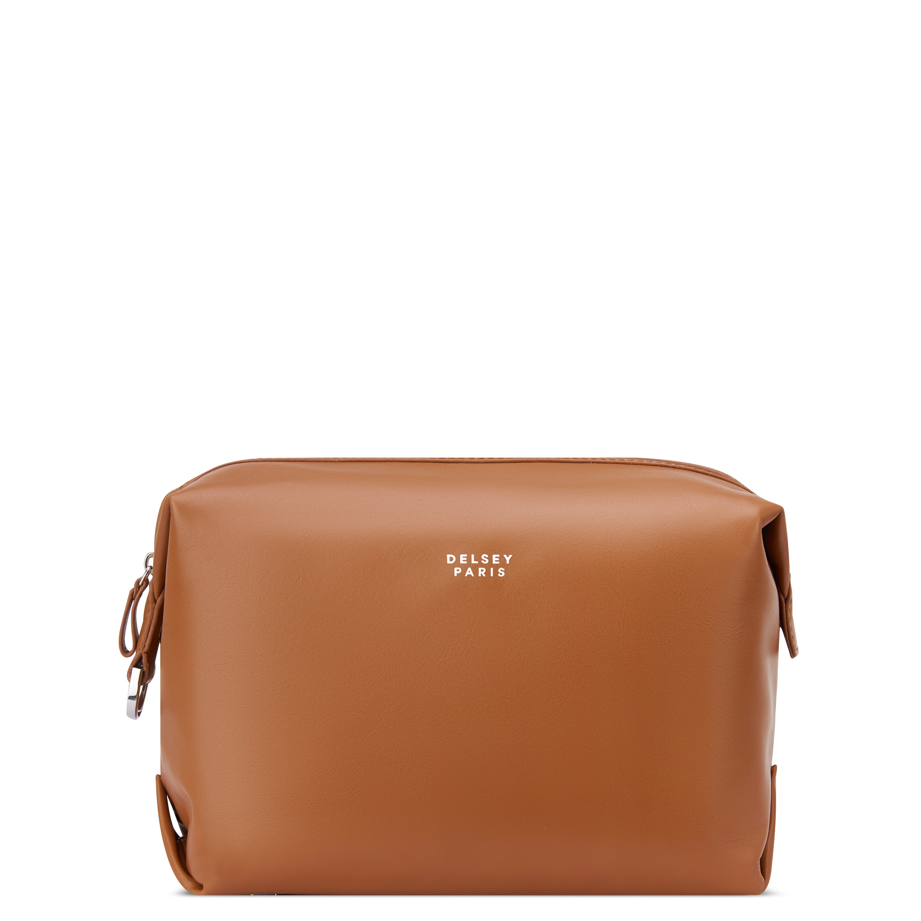 LE CUIR LISSE| Trousse de Toilette COGNAC