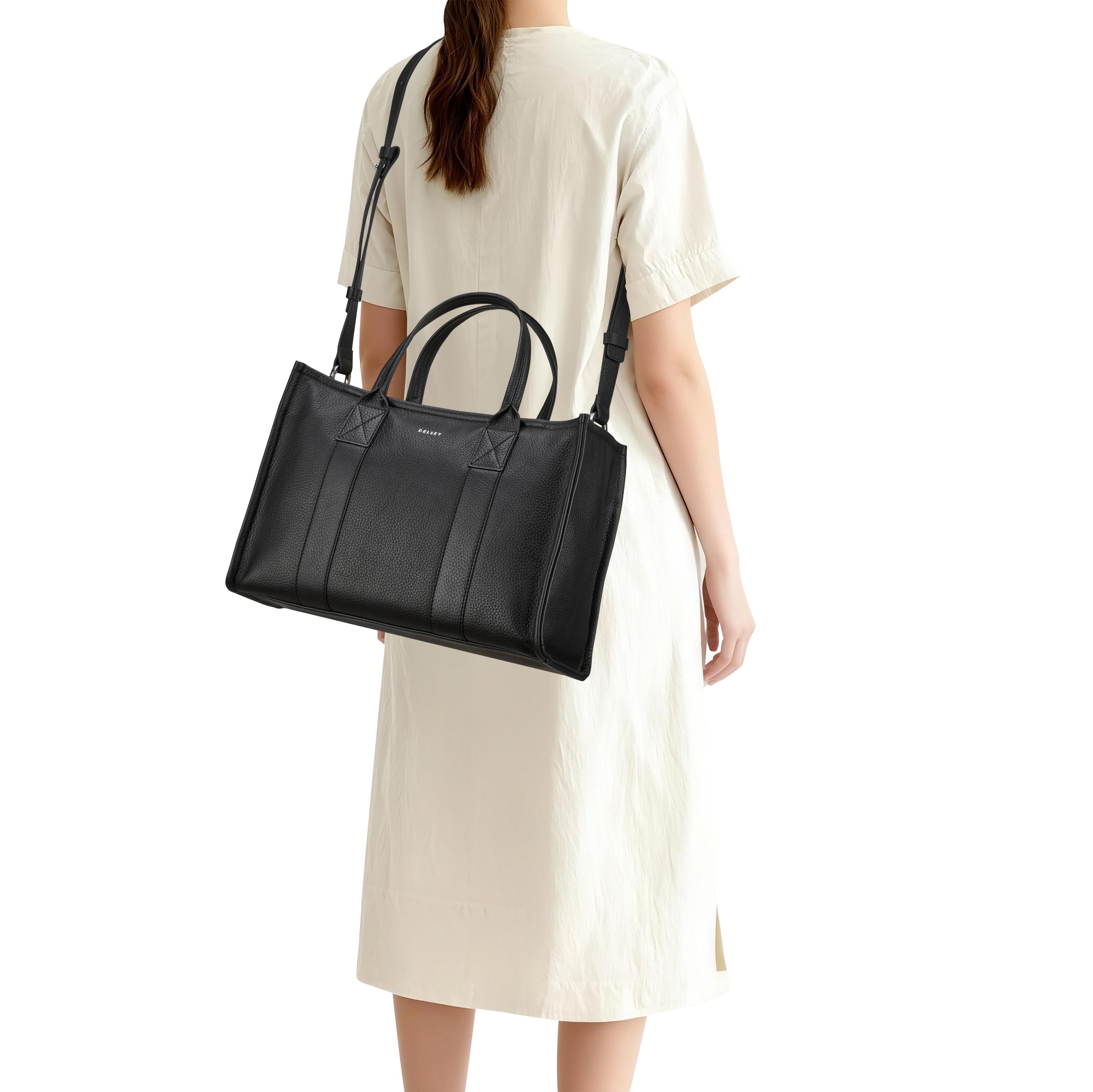 LE CUIR GRAINE| Sac à Main NOIR