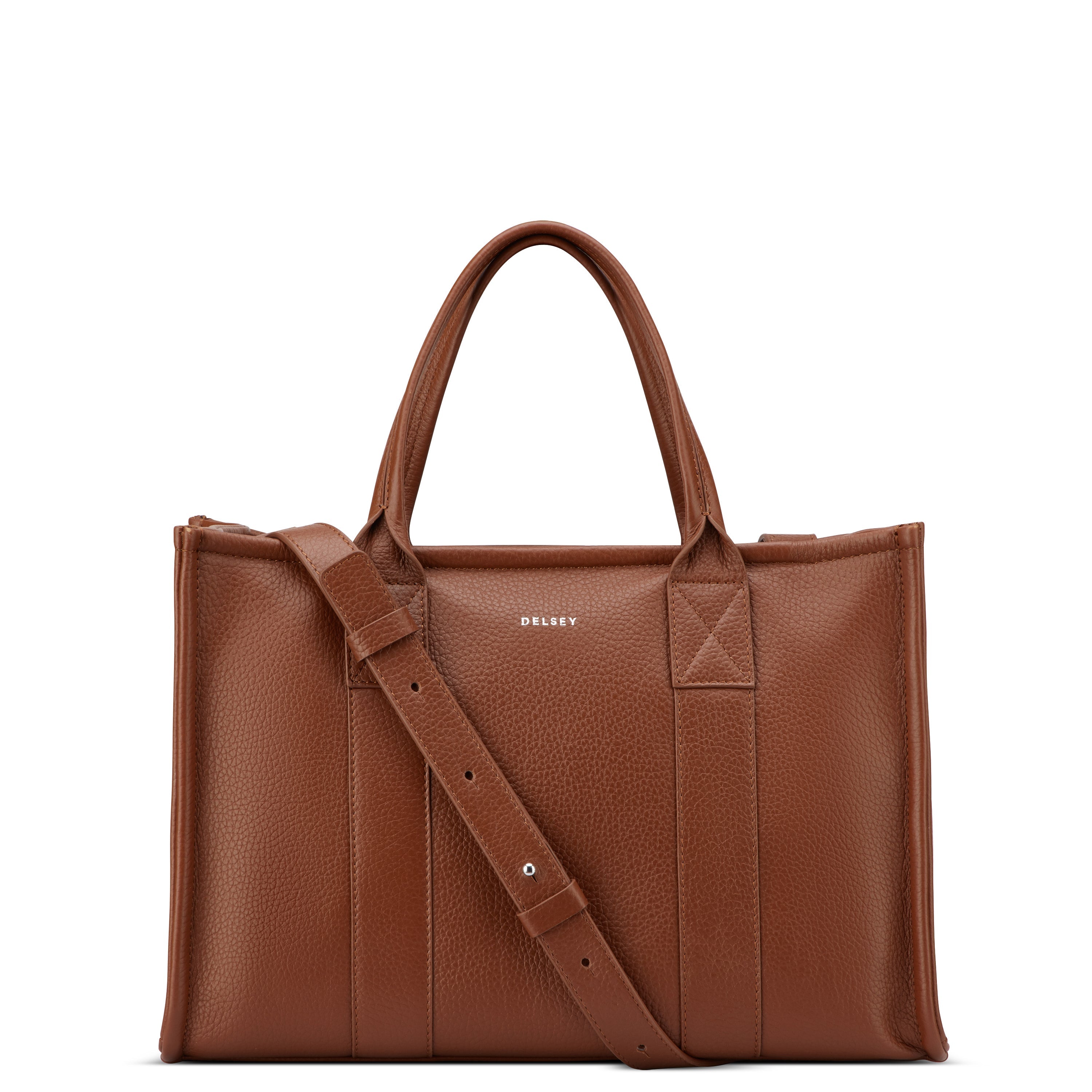 LE CUIR GRAINE| Sac à Main COGNAC