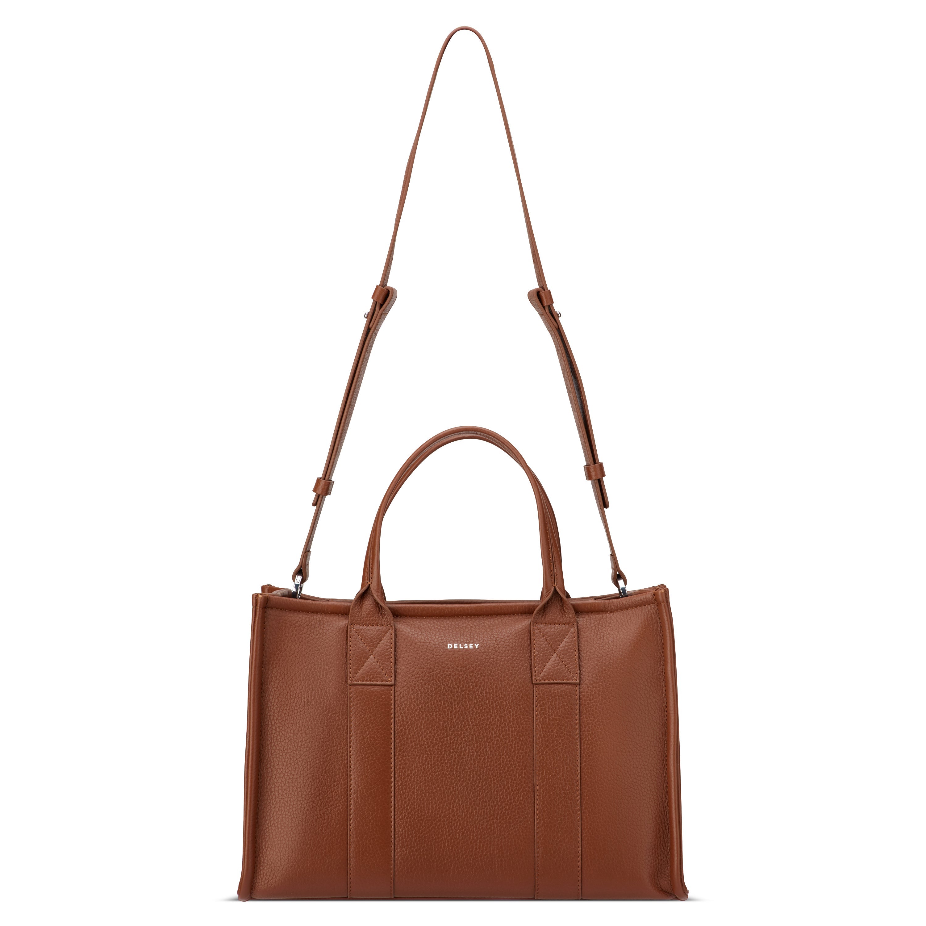 LE CUIR GRAINE| Sac à Main COGNAC