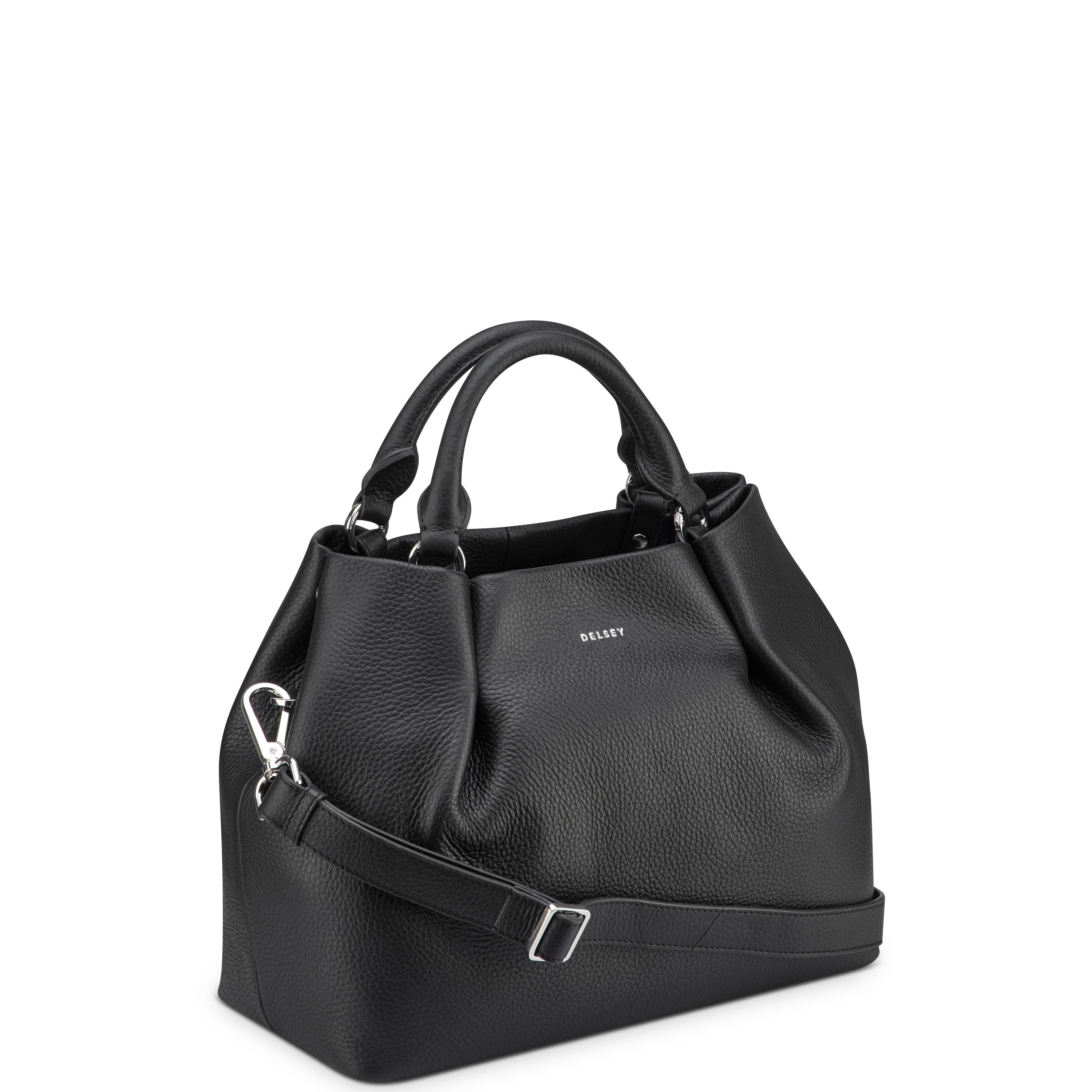 LE CUIR GRAINE| Sac à Main NOIR